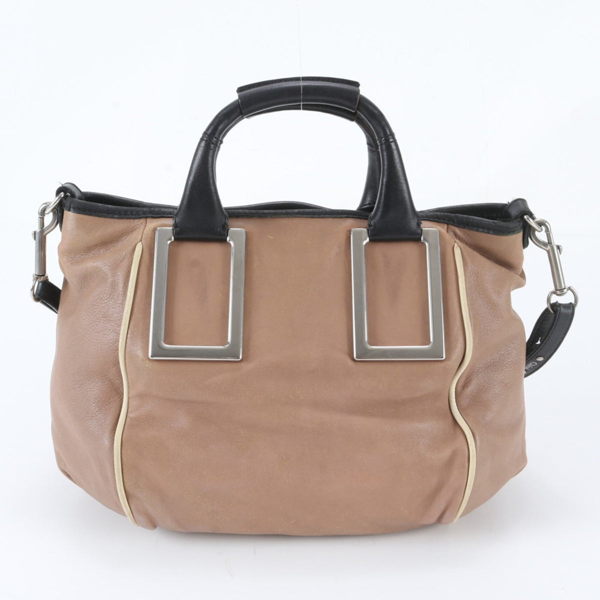 Chloé Pink Leather Handbag Shoulder Bag Tote Bag (Pre-Owned)