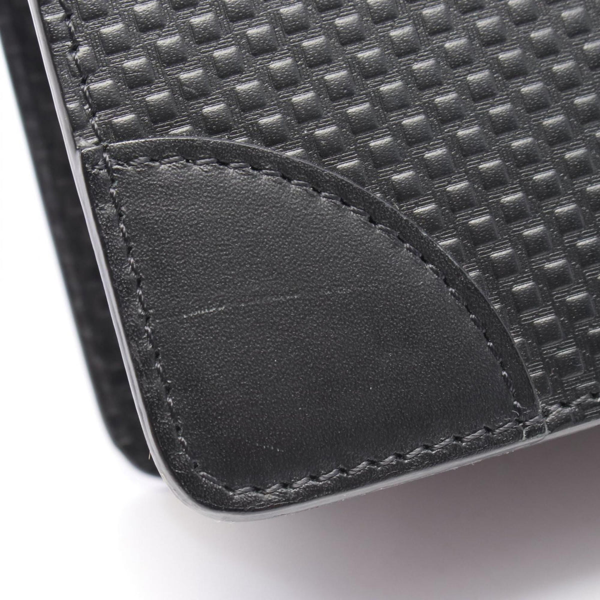 Dunhill Black Leather Clutch Bag (Pre-Owned)