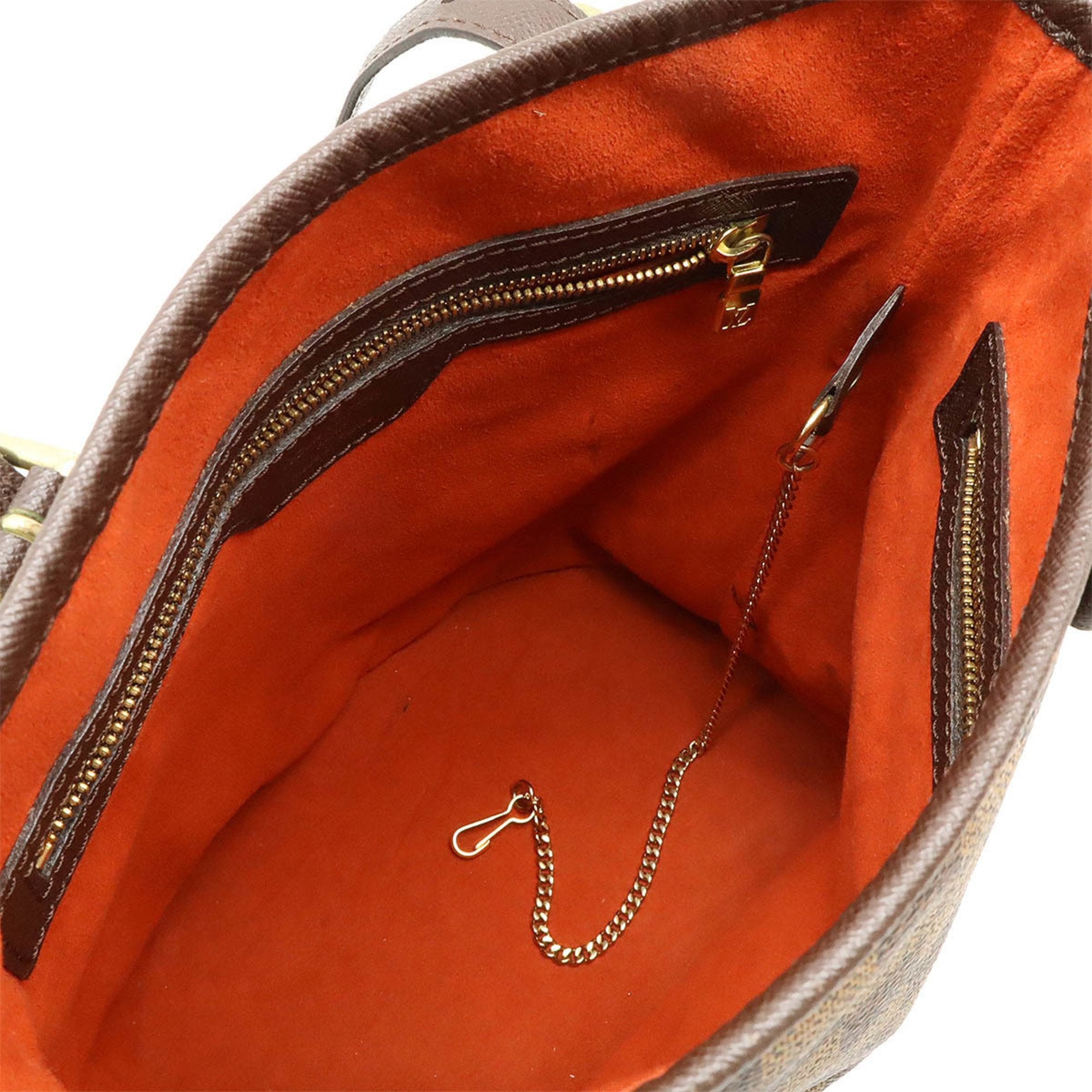 Louis Vuitton Brown Damier Canvas Pvc Shoulder Bag Tote Bag (Pre-Owned)