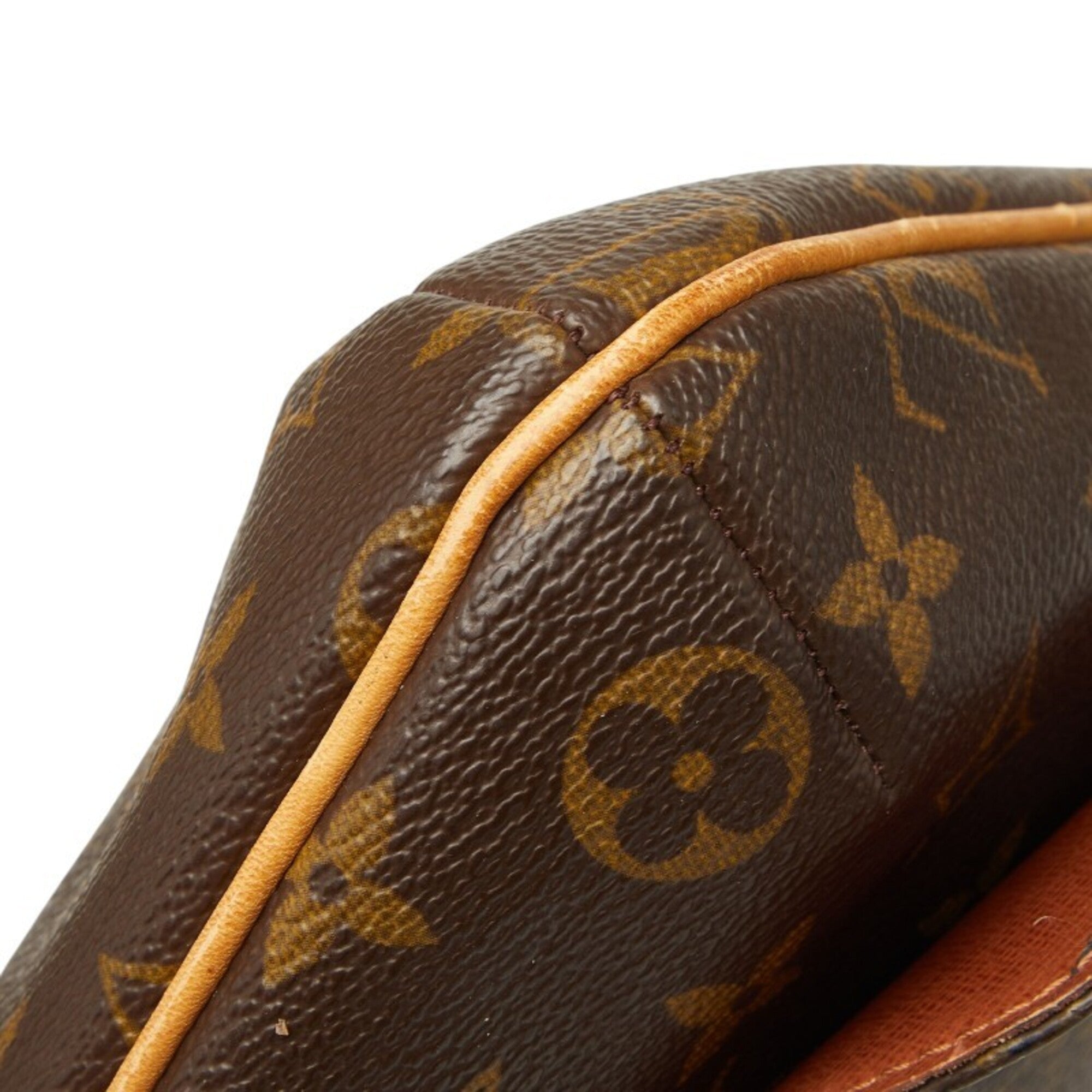 Louis Vuitton Brown Pvc Leather Shoulder Bag (Pre-Owned)