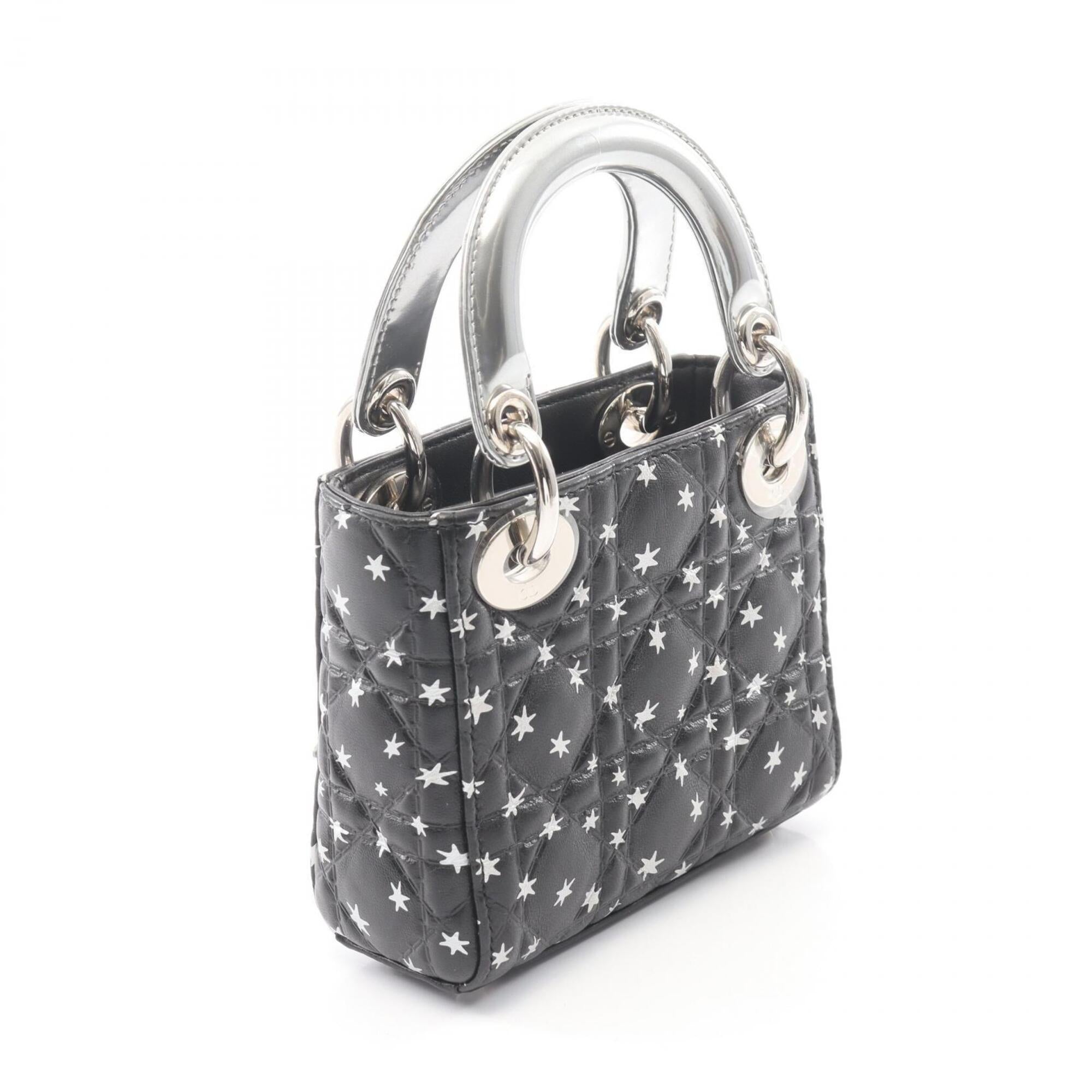 Christian Dior Black Leather Handbag (Pre-Owned)