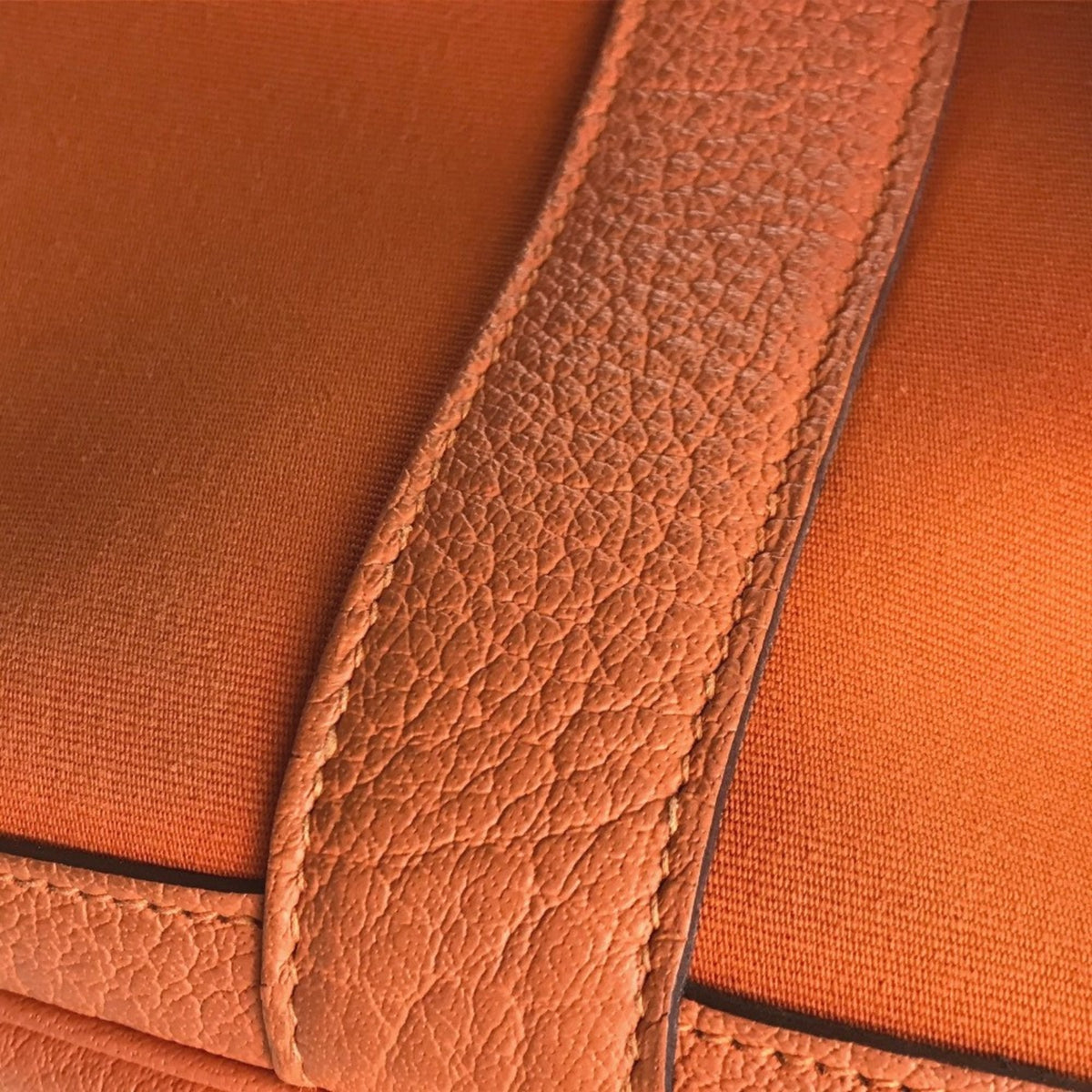 Hermes Orange Other Tote Bag (Pre-Owned)