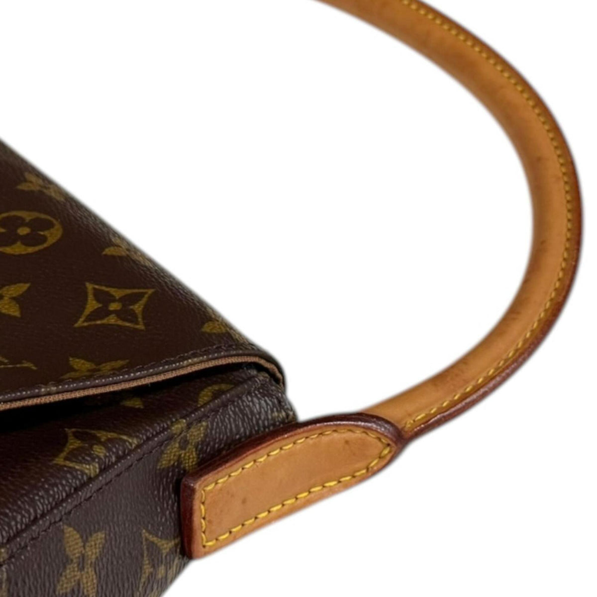 Louis Vuitton Brown Monogram Canvas Handbag (Pre-Owned)