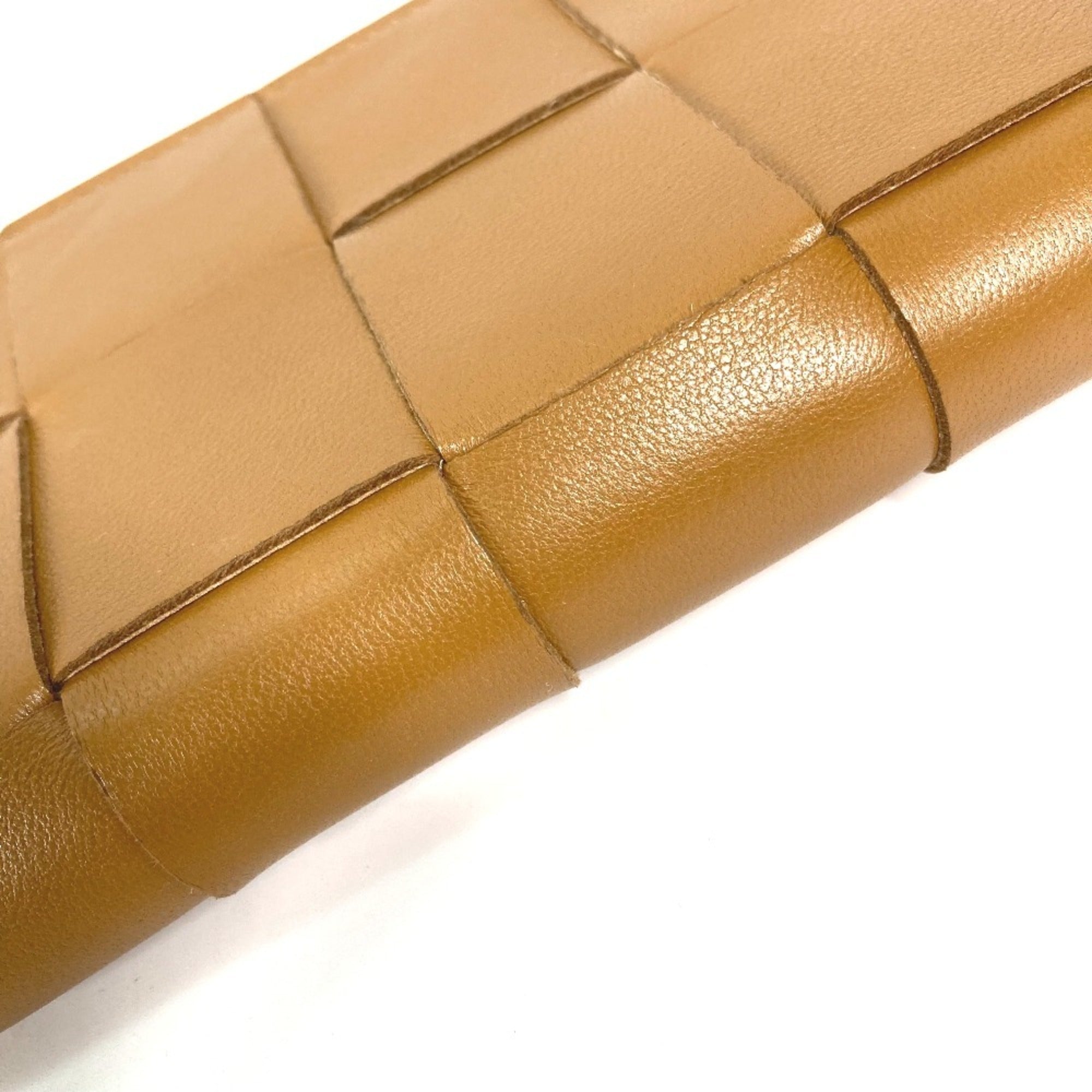 Bottega Veneta Beige Leather Wallet (Bi-Fold) (Pre-Owned)