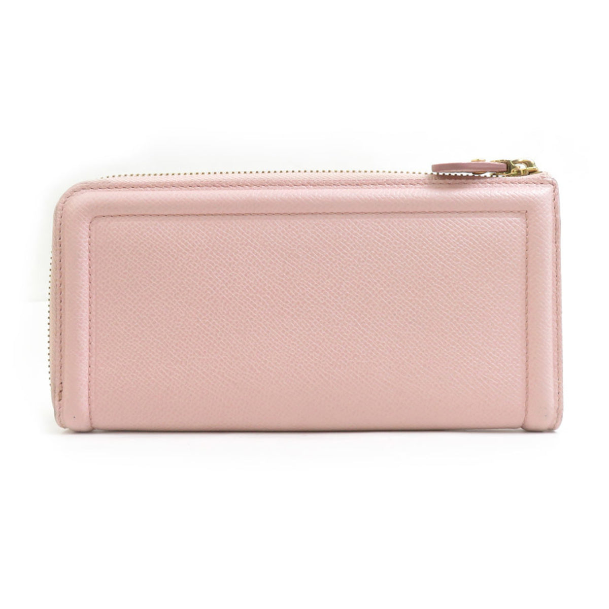 Salvatore Ferragamo Pink Leather Long Wallet (Bi-Fold) (Pre-Owned)