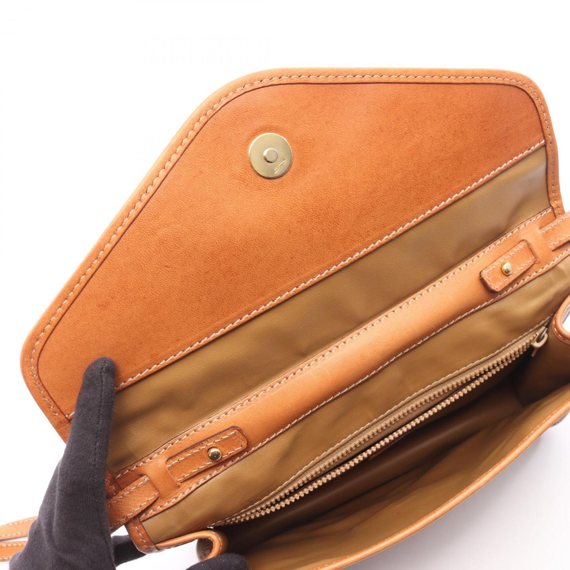 Celine Beige Brown Coated Canvas Pvc Leather Handbag Shoulder Bag (Pre-Owned)