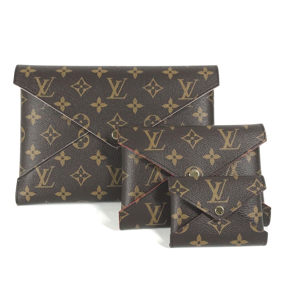 Louis Vuitton Brown Monogram Monogram Clutch Bag Pochette Pouch (Pre-Owned)