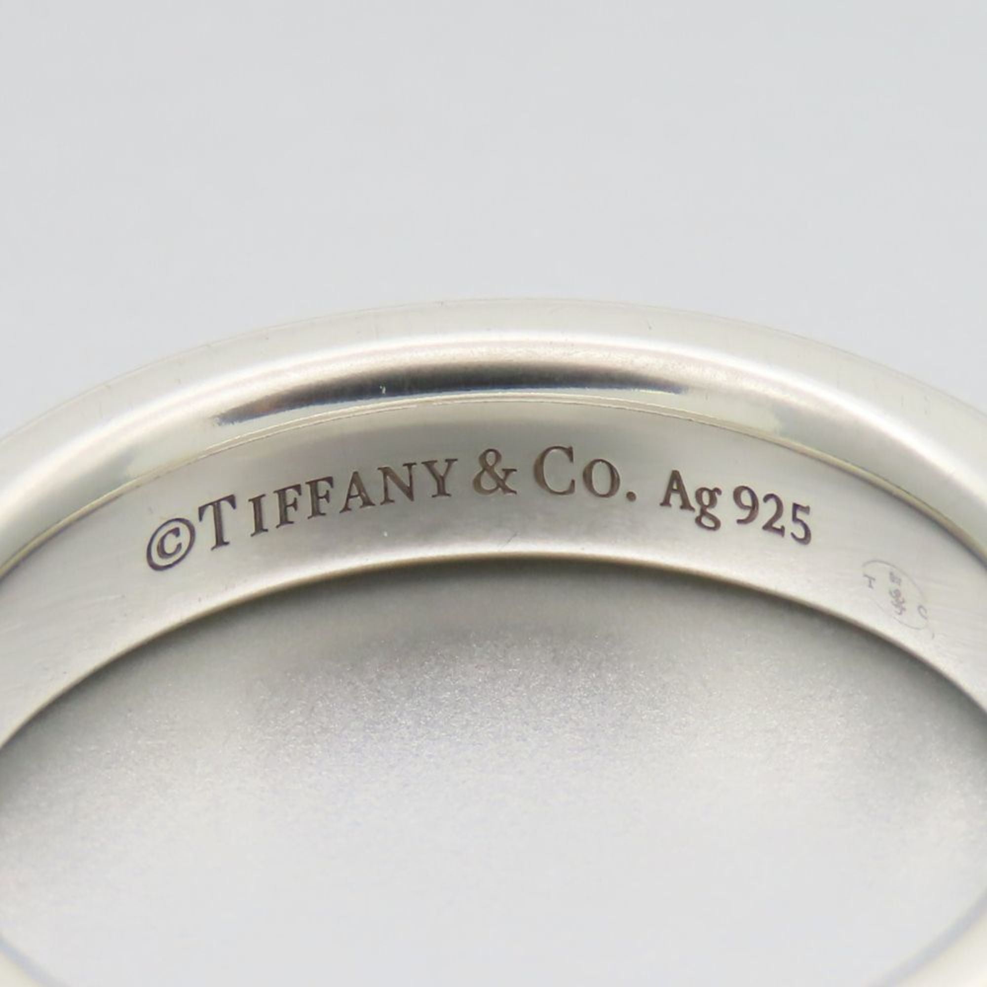 Tiffany Silver Silver 925 Band Ring (Pre-Owned)