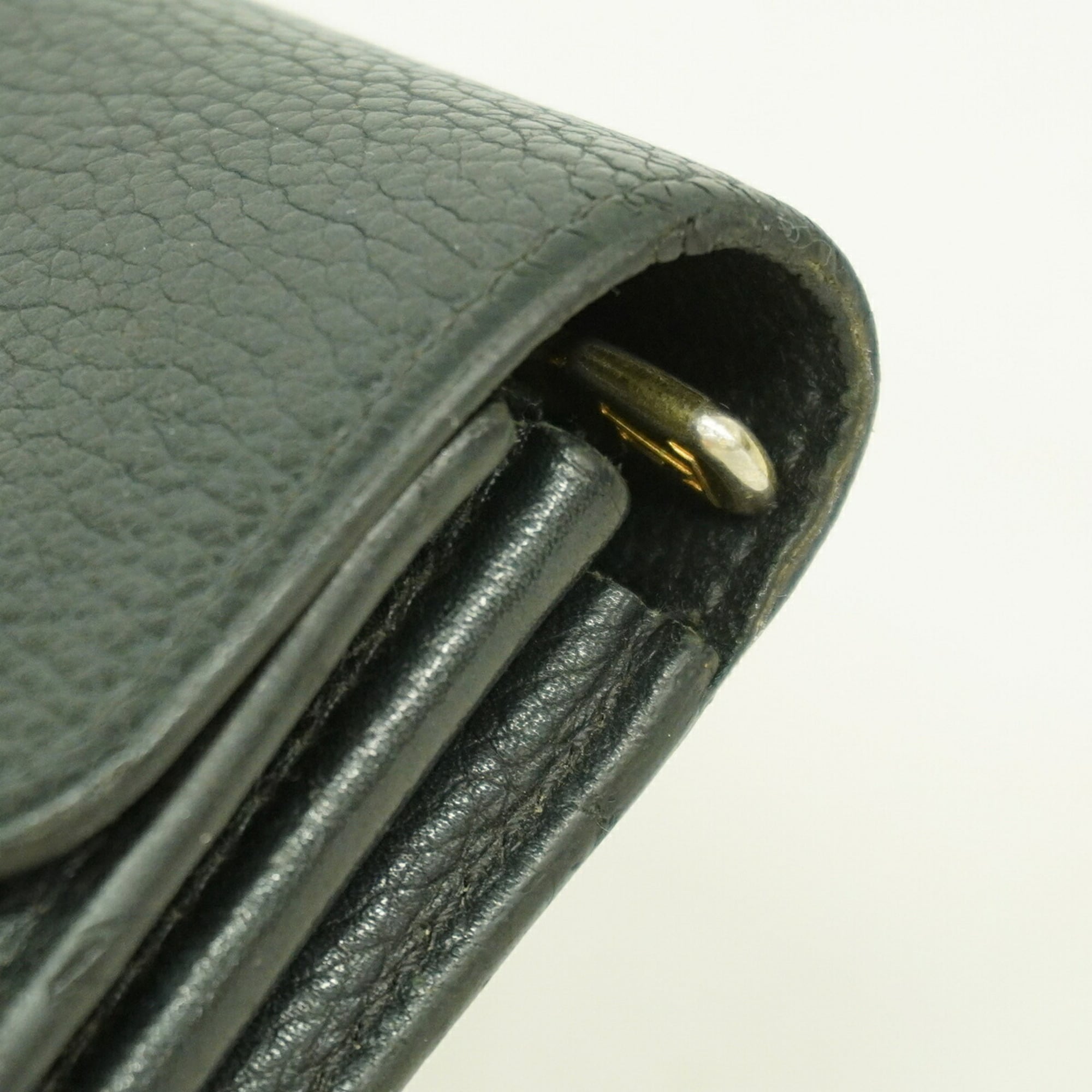 Louis Vuitton Noir Long Wallet (Bi-Fold) (Pre-Owned)