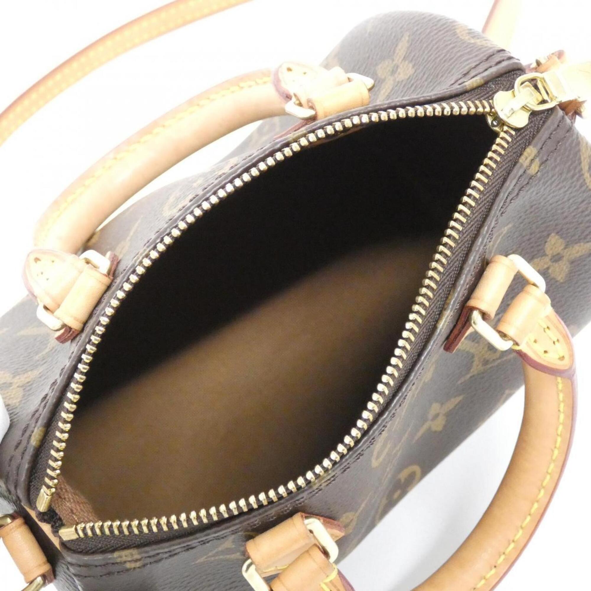 Louis Vuitton Marron Coated Canvas Boston Bag (Pre-Owned)