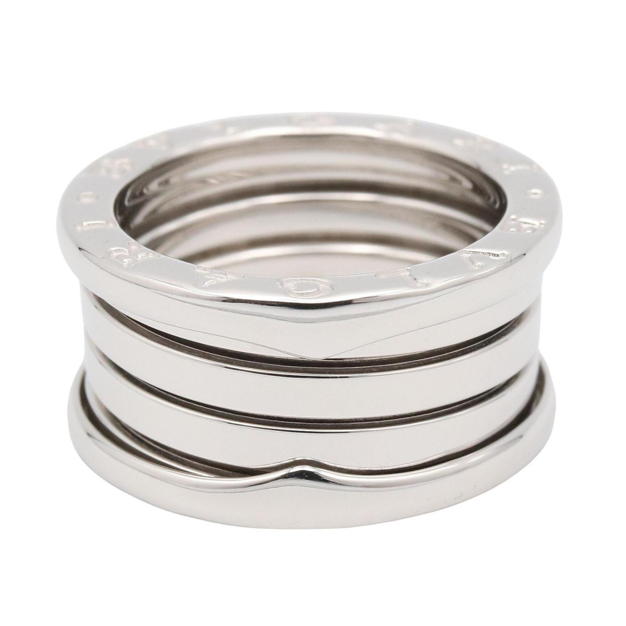 Bvlgari Silver White Gold (18K) Band Ring (Pre-Owned)