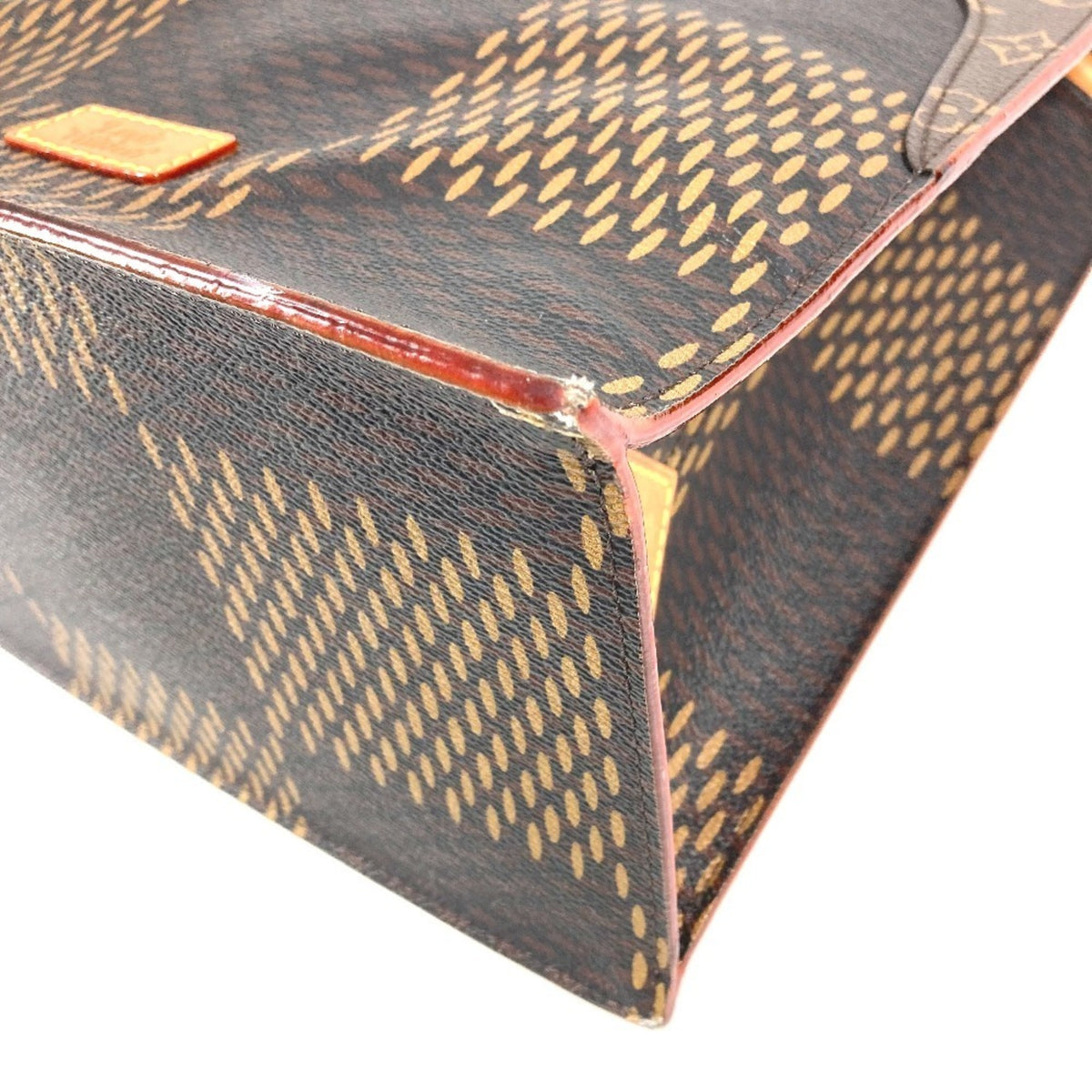 Louis Vuitton Brown Damier Canvas Shoulder Bag Tote Bag (Pre-Owned)