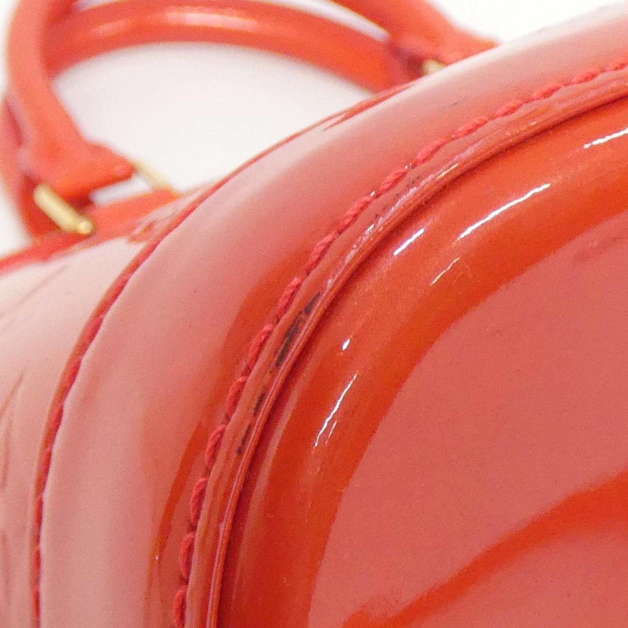 Louis Vuitton Rouge Grenadine Leather Handbag (Pre-Owned)