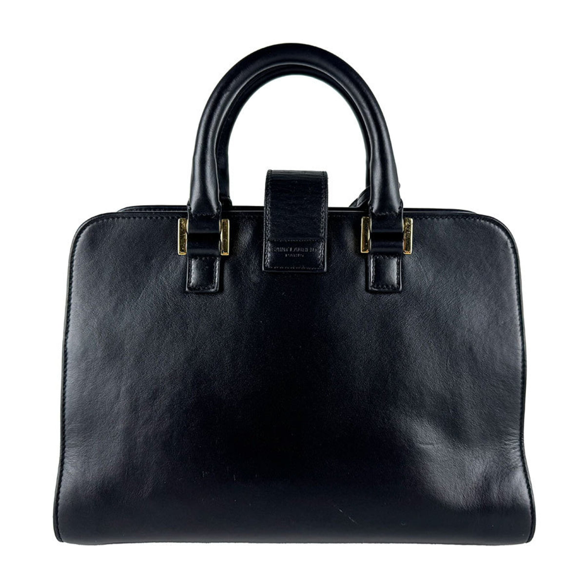 Saint Laurent Black Leather Handbag (Pre-Owned)