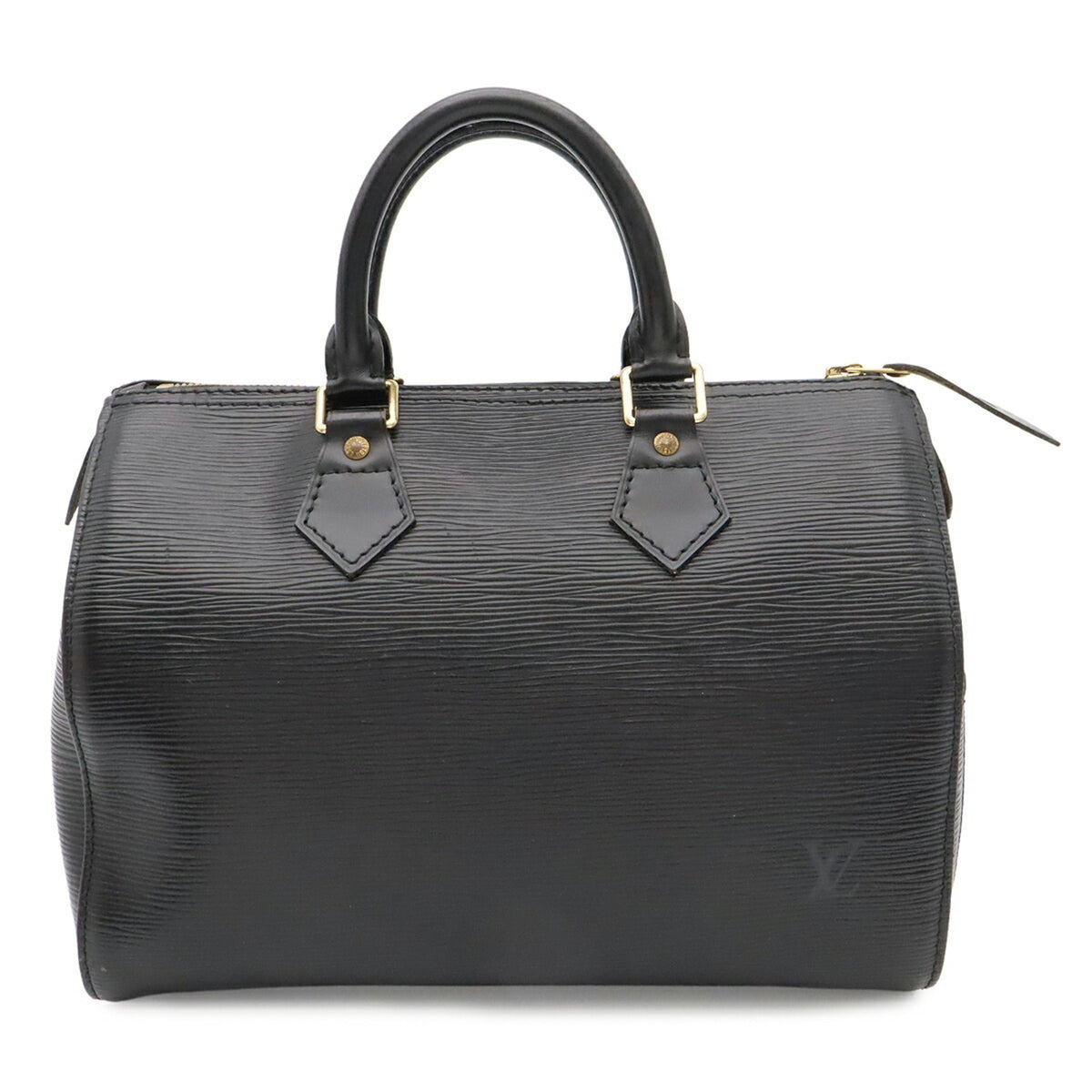 Louis Vuitton Noir Epi Leather Boston Bag Handbag (Pre-Owned)