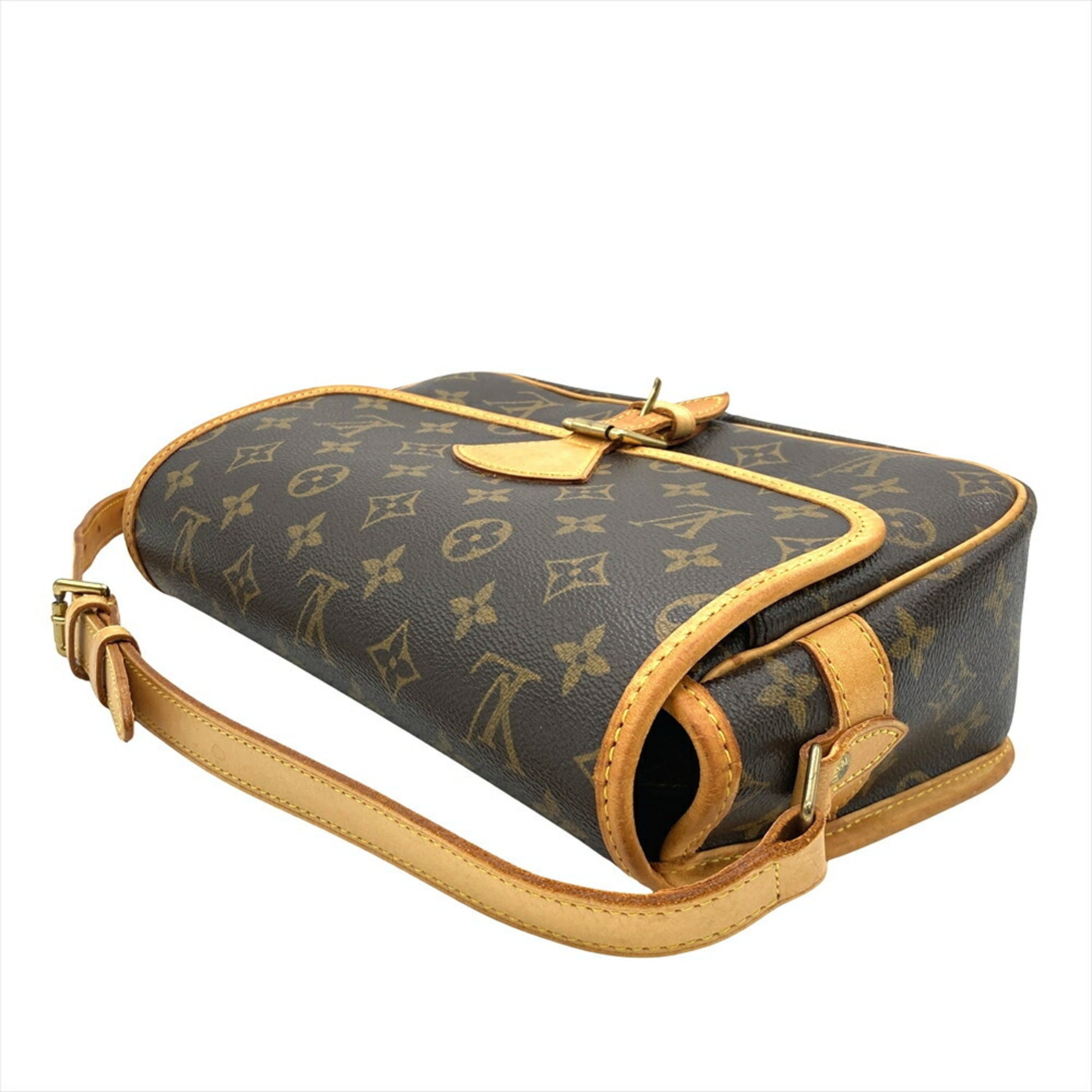 Louis Vuitton Brown Monogram Canvas Shoulder Bag (Pre-Owned)
