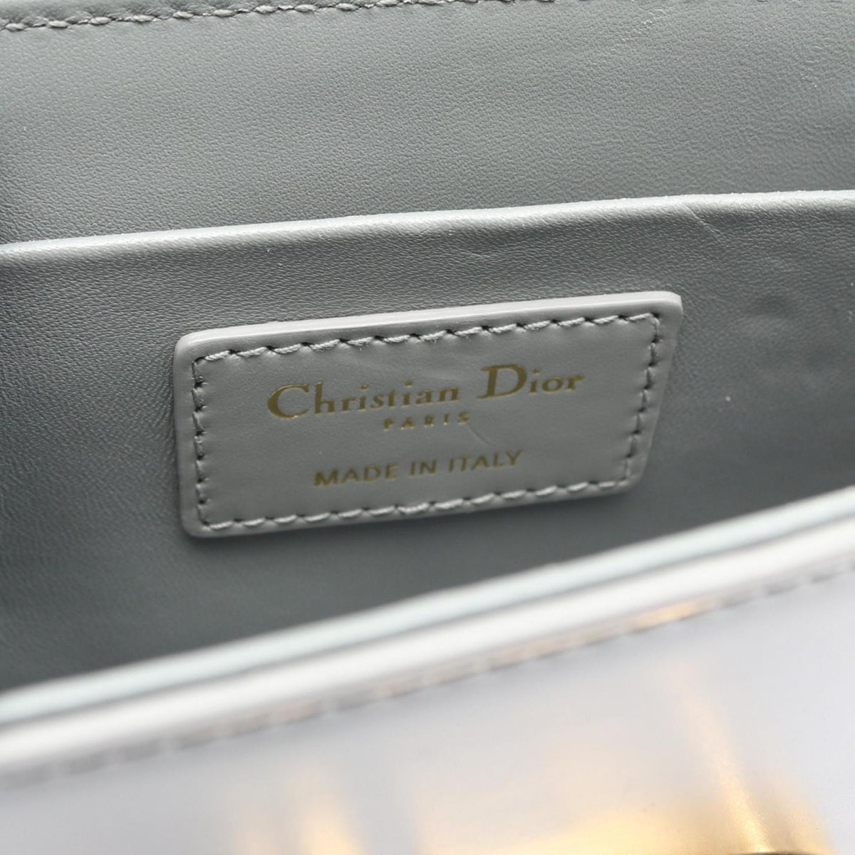 Christian Dior Blue Leather Shoulder Bag (Pre-Owned)
