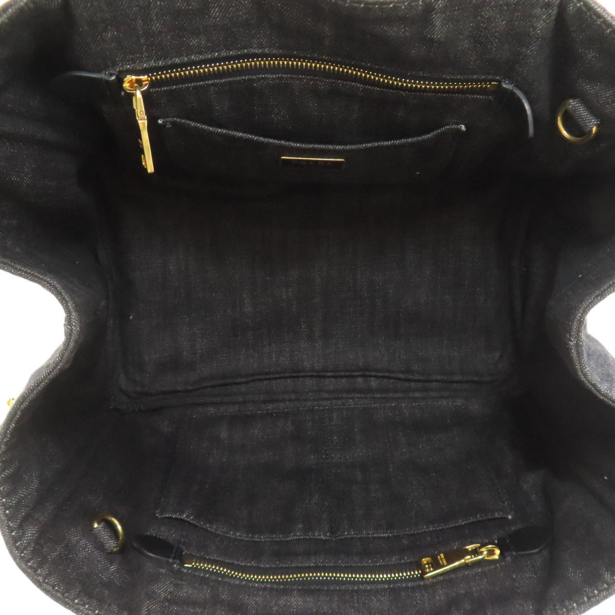Prada Black Denim Handbag (Pre-Owned)