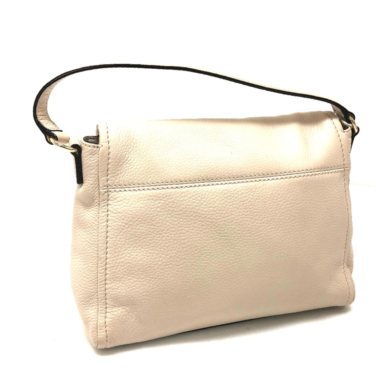 Kate Spade Beige Leather Shoulder Bag (Pre-Owned)