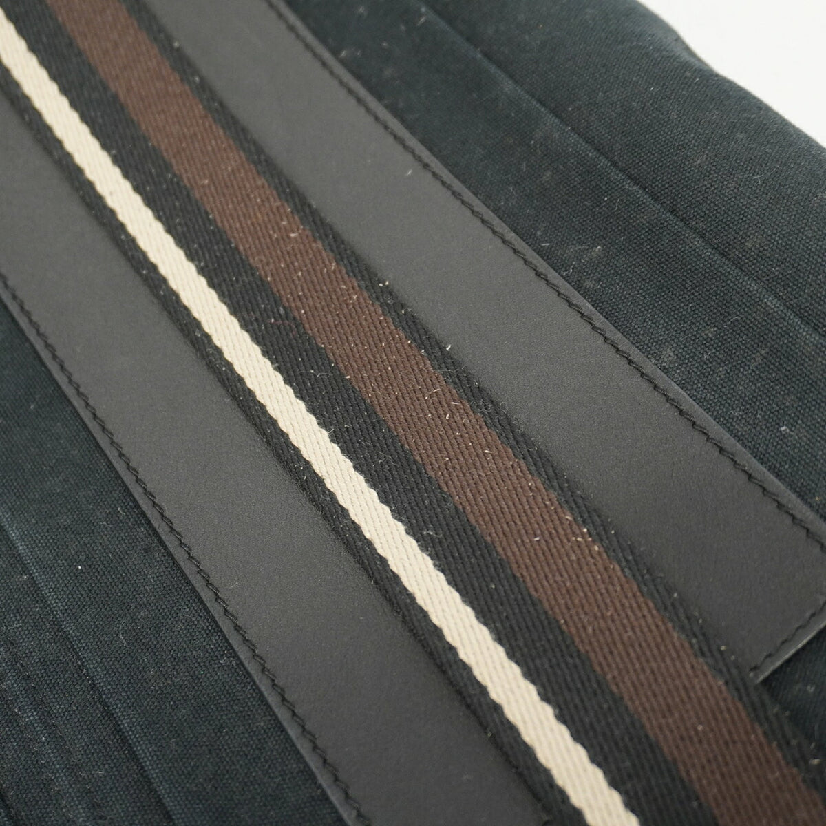 Hermes Black Canvas Tote Bag (Pre-Owned)