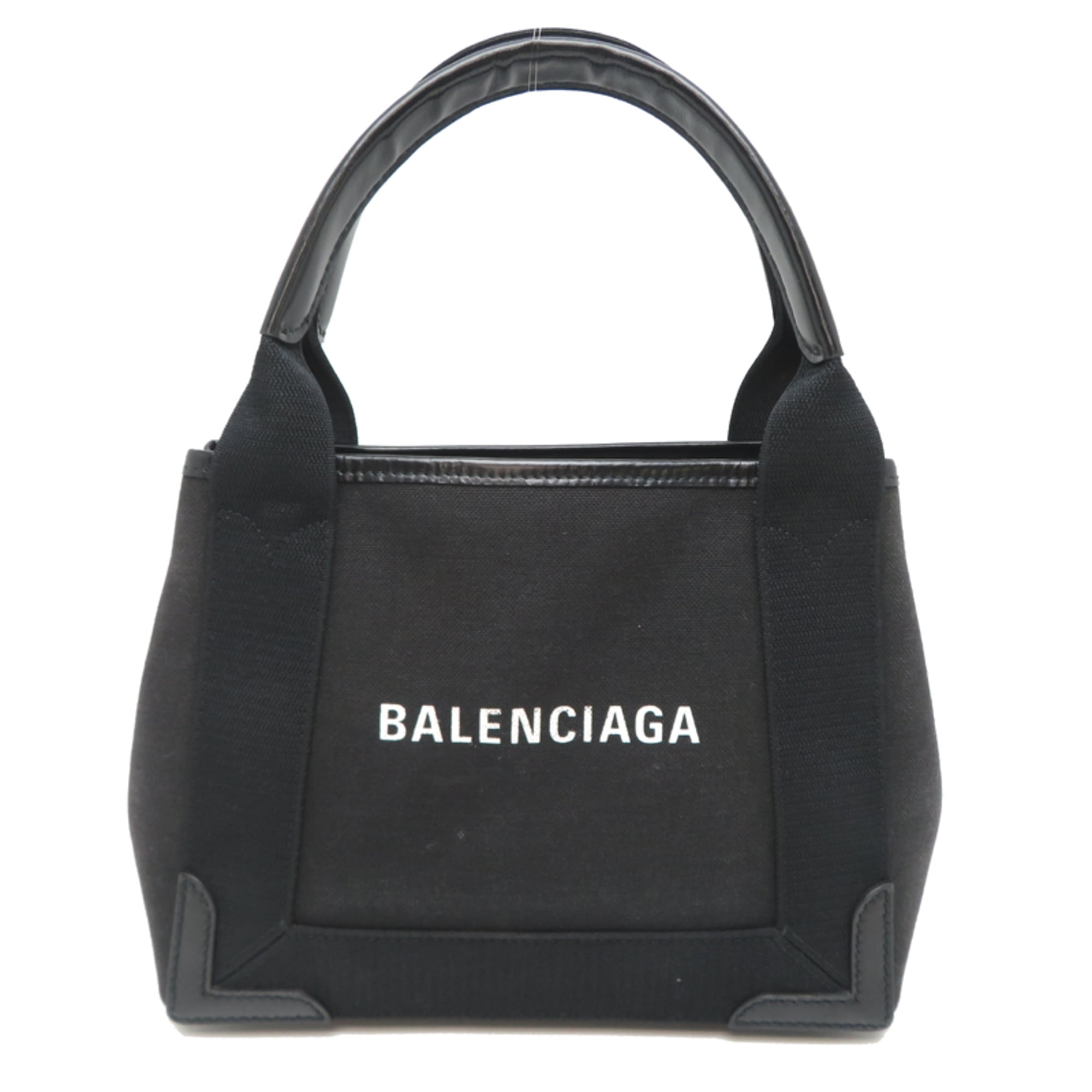 Balenciaga Black Canvas Leather Handbag (Pre-Owned)
