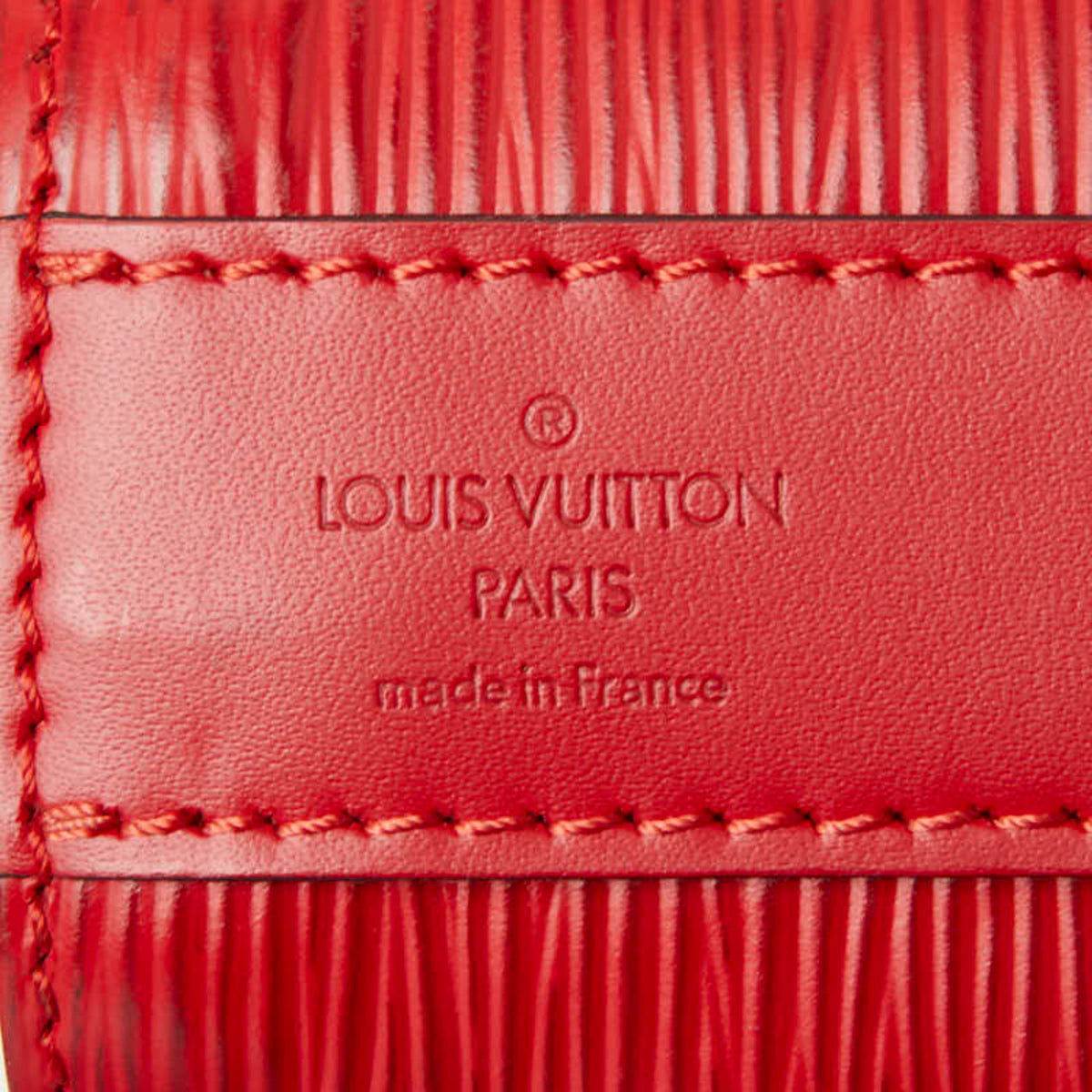 Louis Vuitton Castilian Red Leather Shoulder Bag (Pre-Owned)