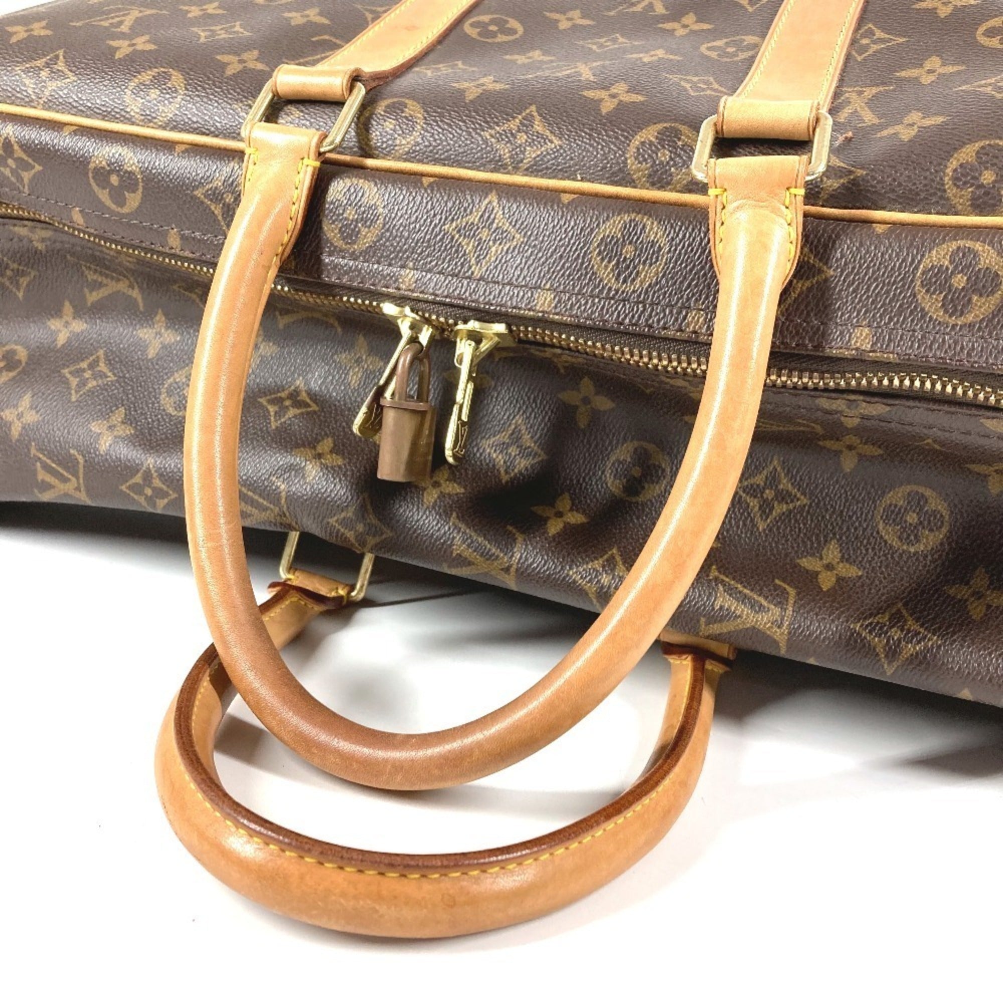 Louis Vuitton Brown Monogram Boston Bag Handbag (Pre-Owned)