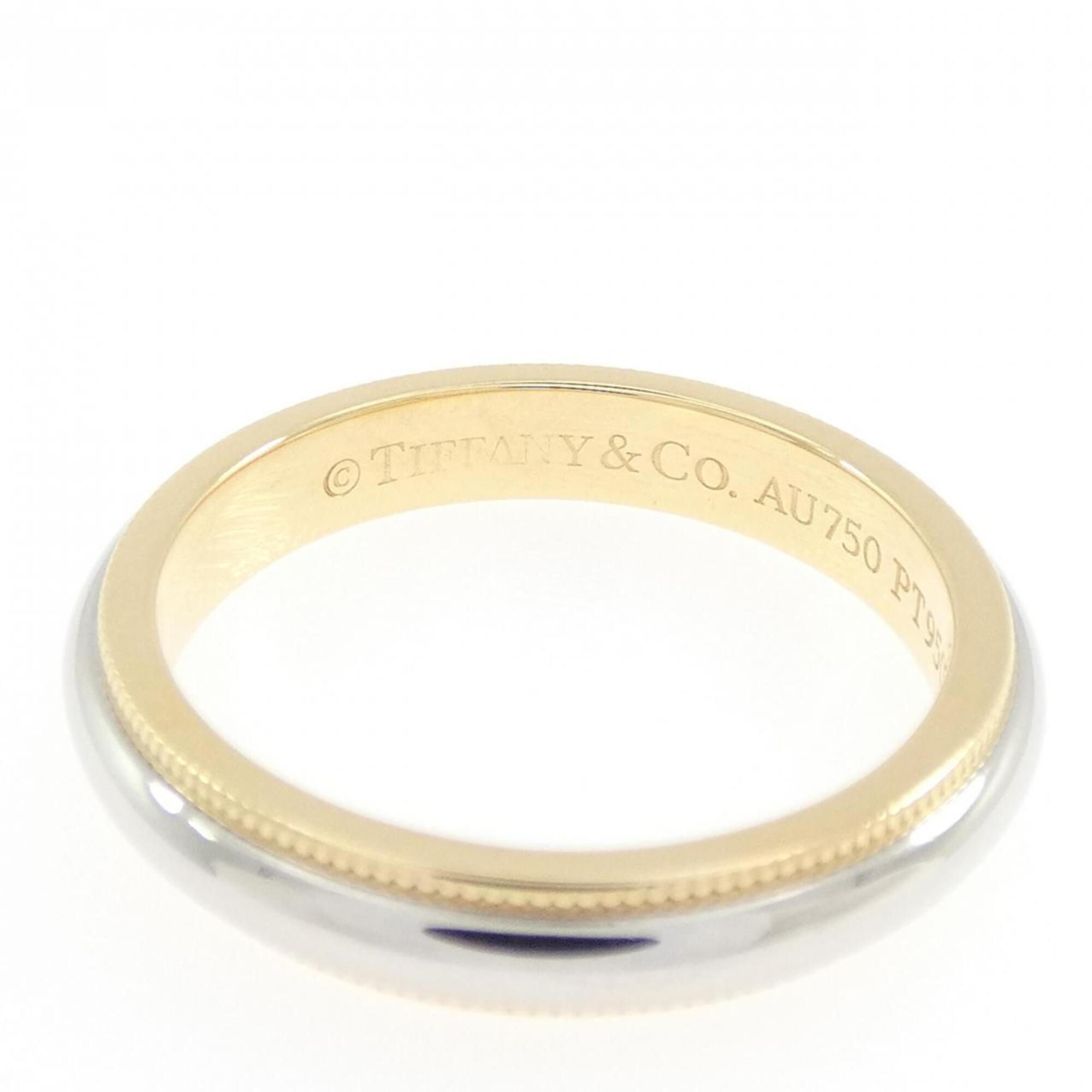 Tiffany Yellow Gold (18K) Platinum 950 Band Ring (Pre-Owned)