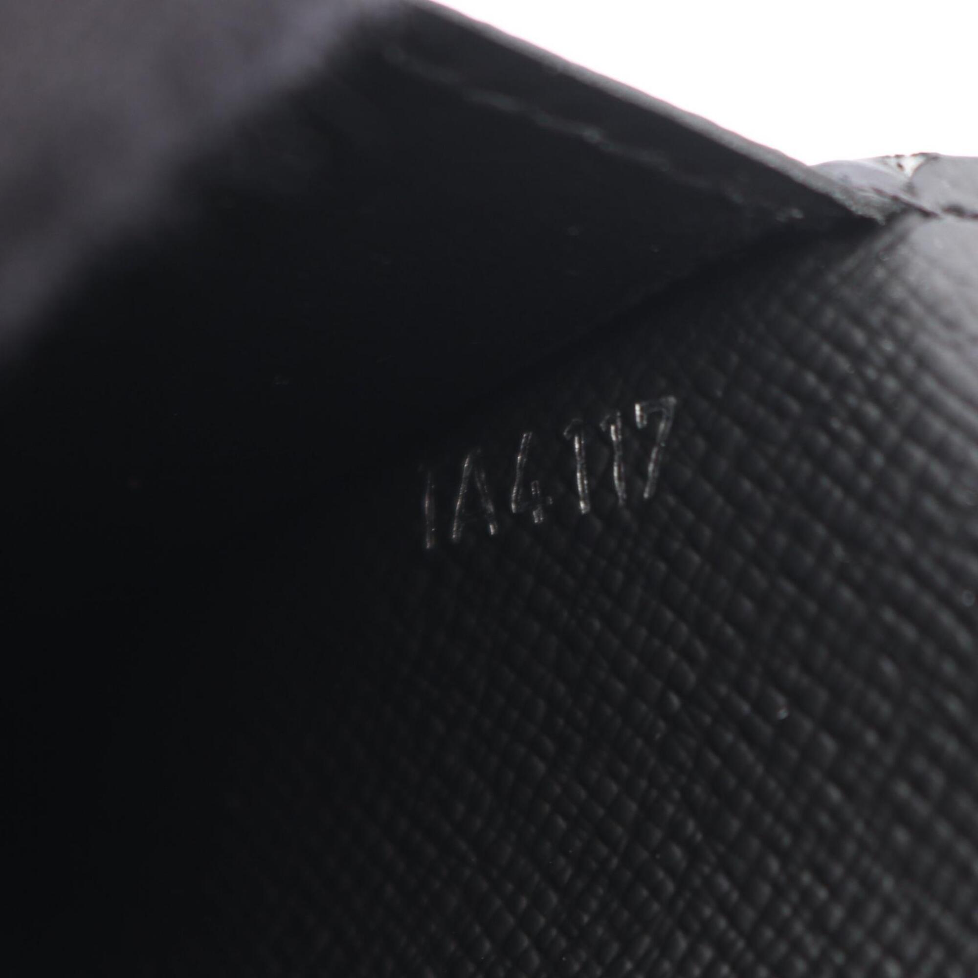 Louis Vuitton Black Pvc Long Wallet (Bi-Fold) (Pre-Owned)