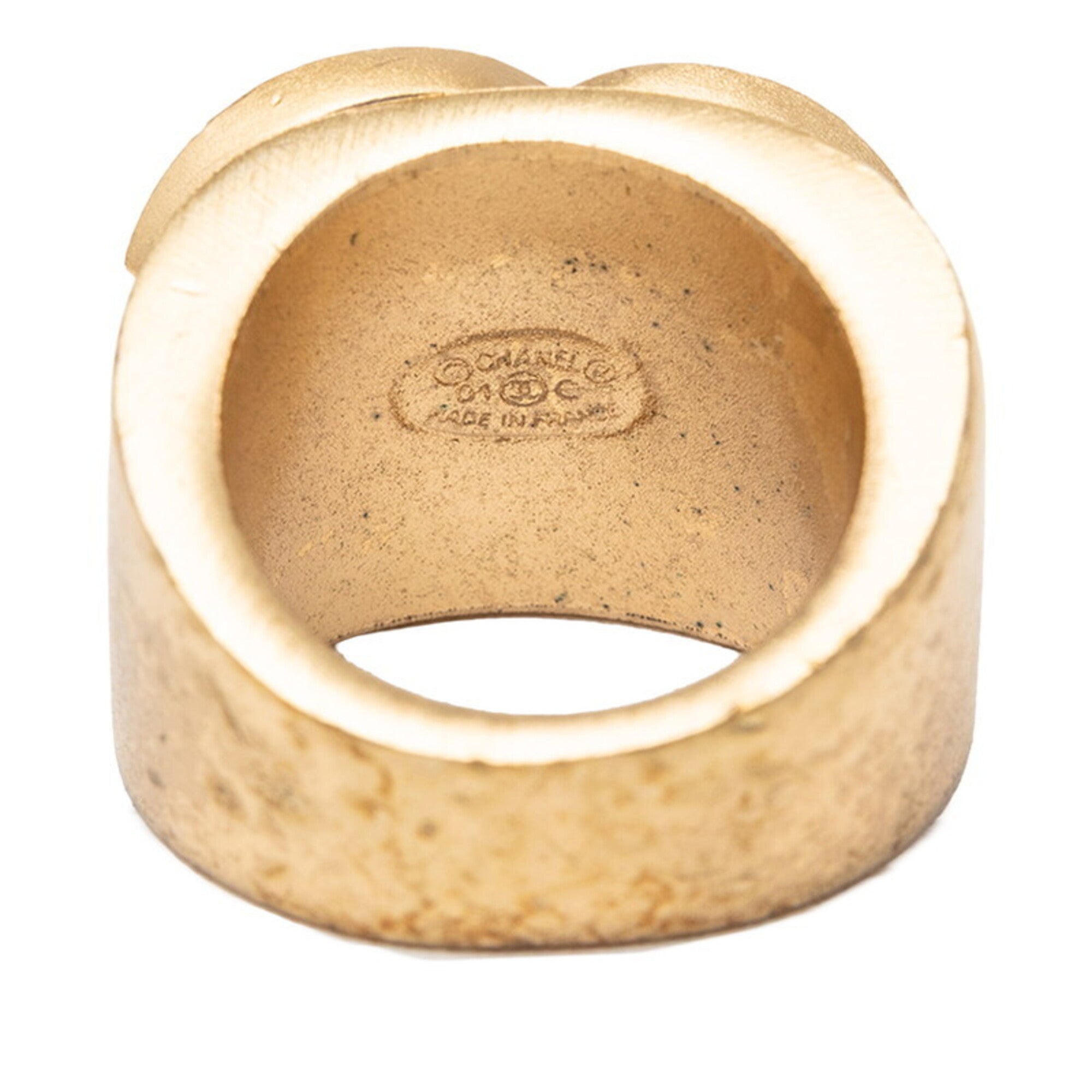 Chanel Gold Band Ring (Pre-Owned)