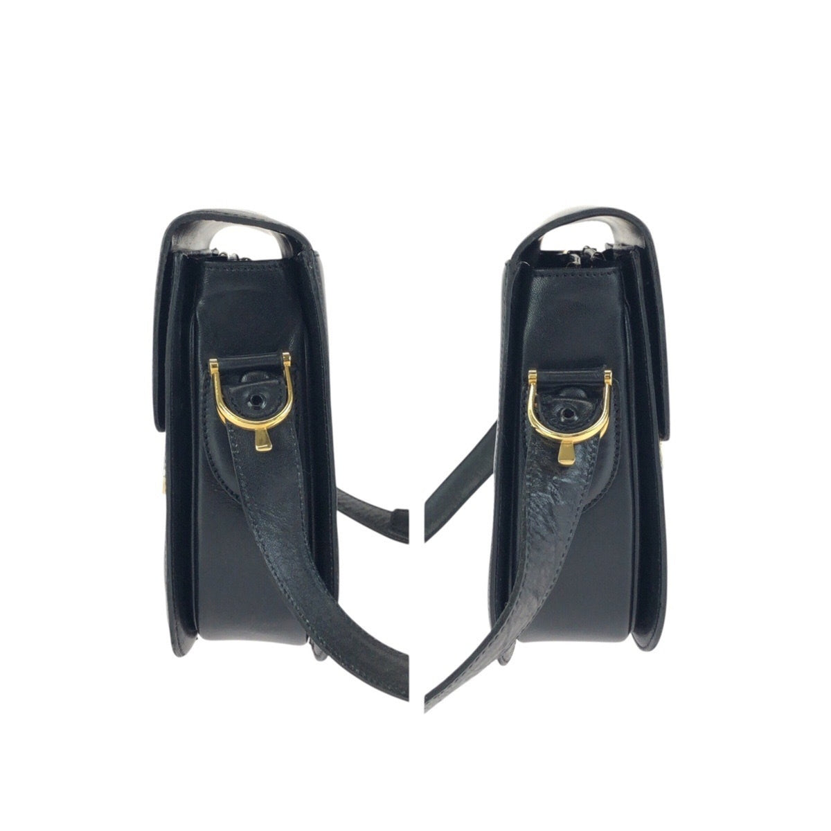 Celine Black Leather Shoulder Bag (Pre-Owned)