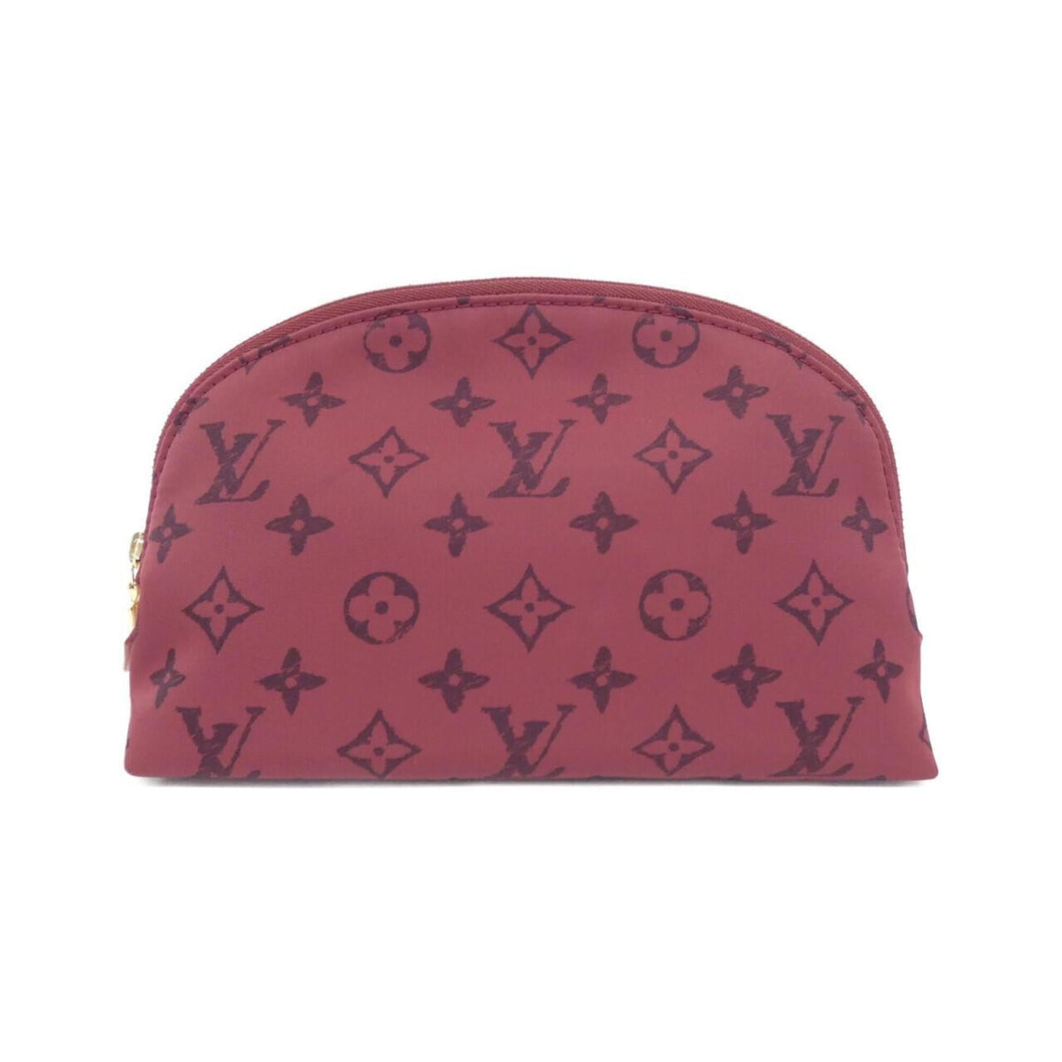 Louis Vuitton Red Color Nylon Handbag Pochette Pouch (Pre-Owned)