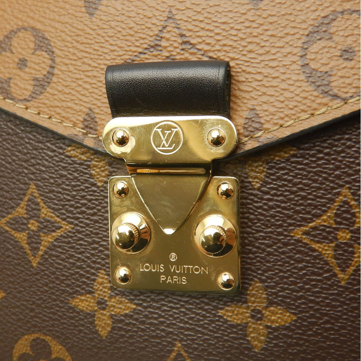 Louis Vuitton Brown Monogram Reverse Monogram Reverse Handbag (Pre-Owned)