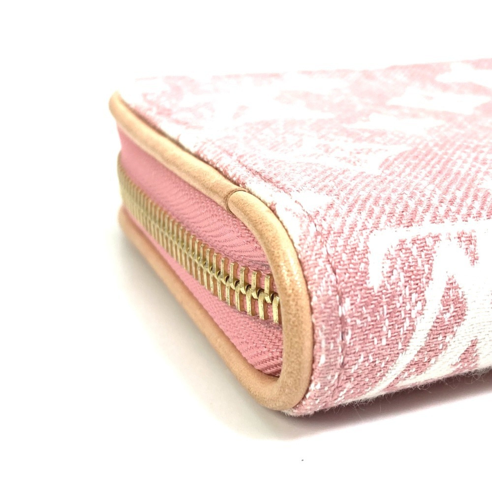 Louis Vuitton Monogram Denim Pink Monogram Denim Long Wallet (Bi-Fold) (Pre-Owned)
