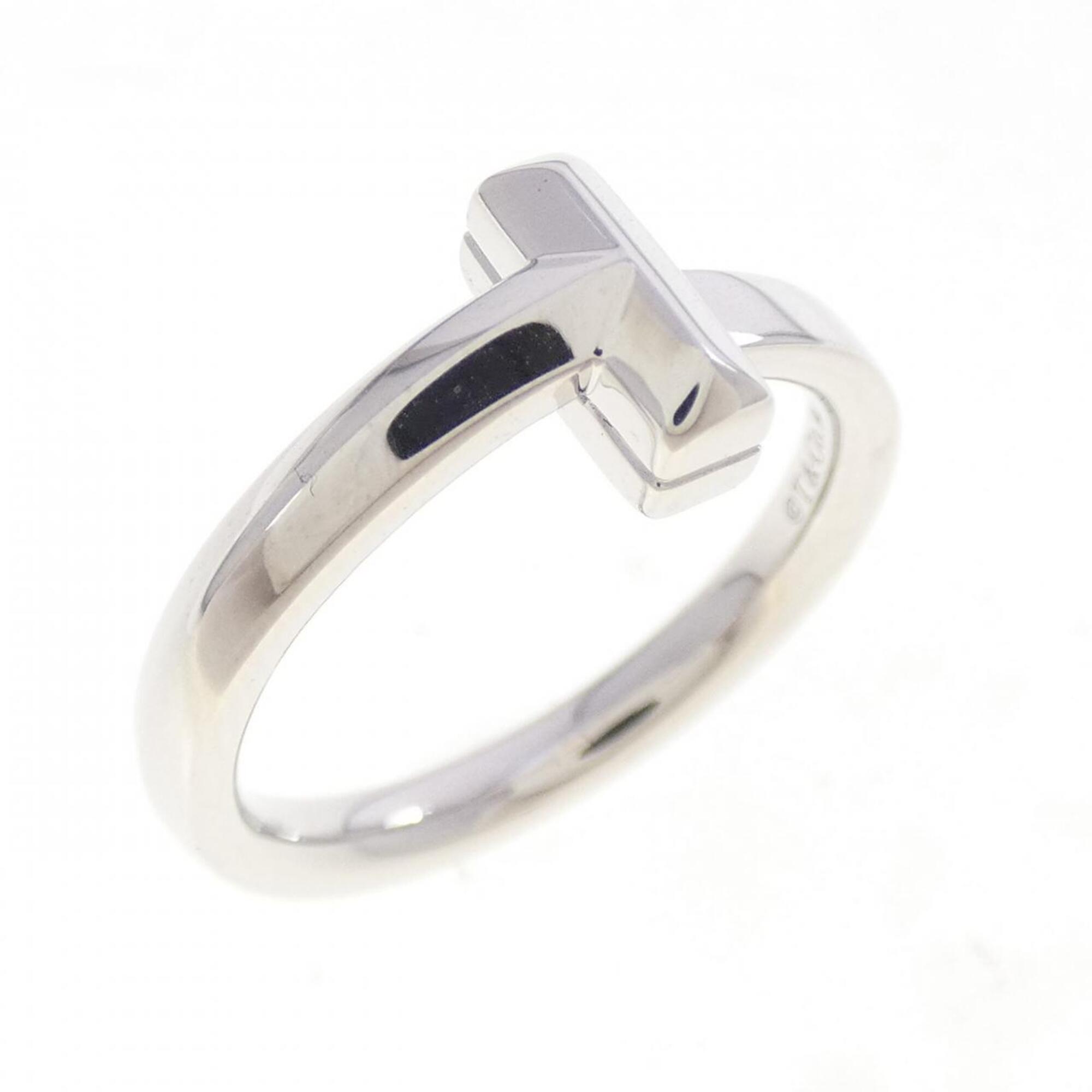 Tiffany White Gold (18K) Band Ring (Pre-Owned)