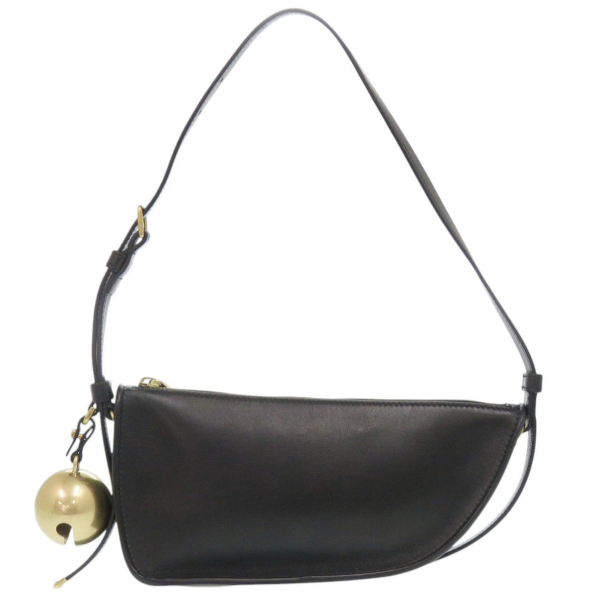 Burberry Black Leather Shoulder Bag (Pre-Owned)