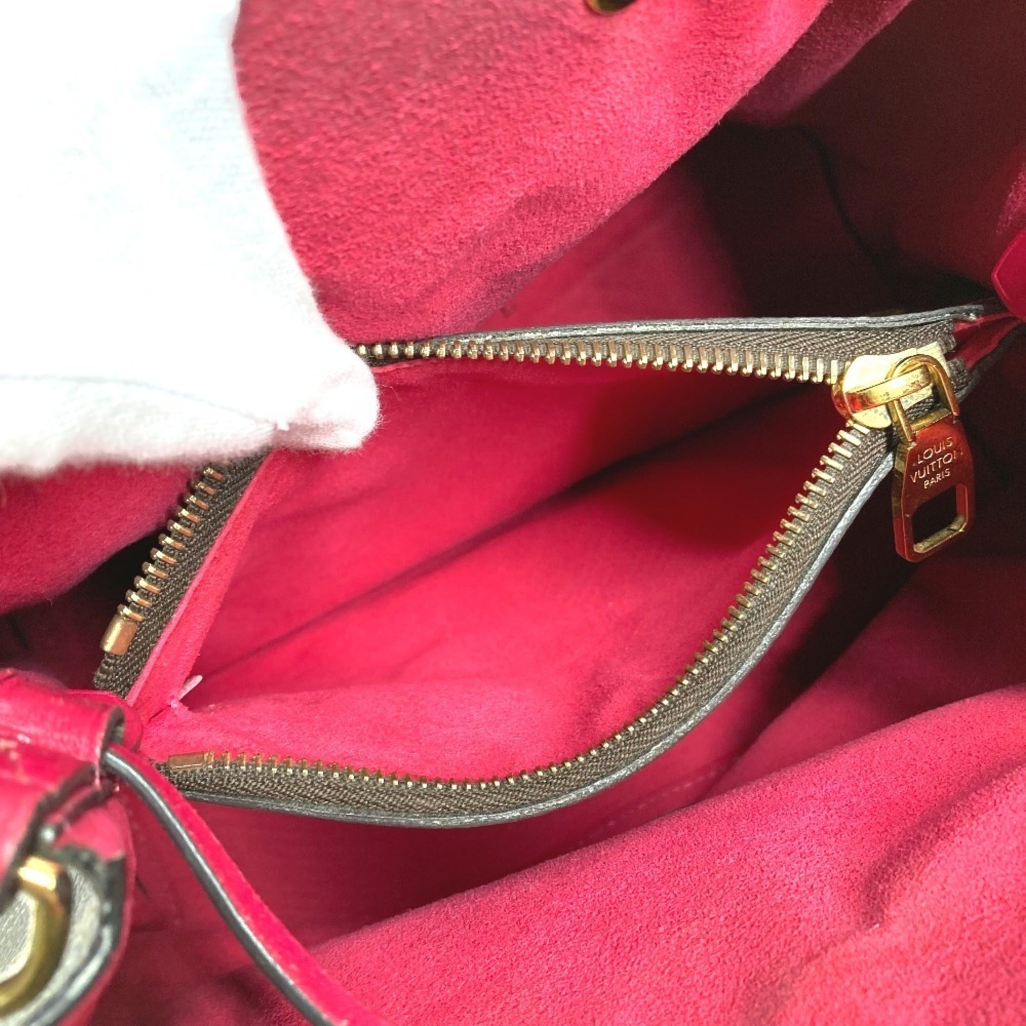 Louis Vuitton Brown Pink Monogram Shoulder Bag (Pre-Owned)