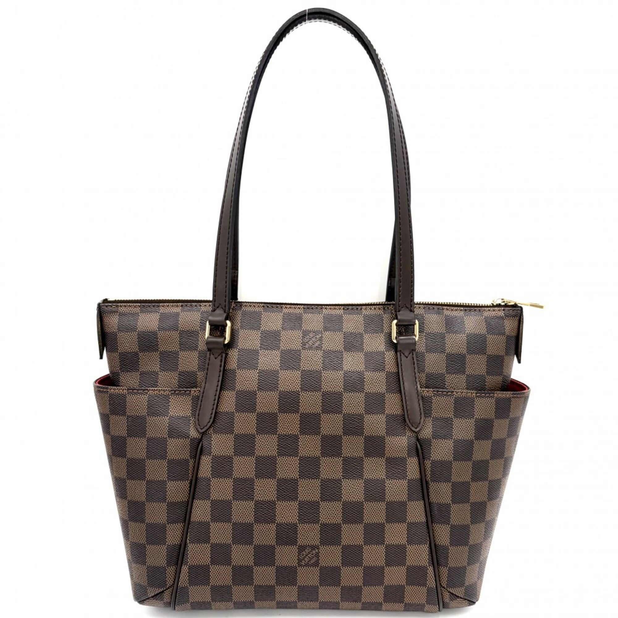 Louis Vuitton Brown Damier Canvas Handbag Tote Bag (Pre-Owned)
