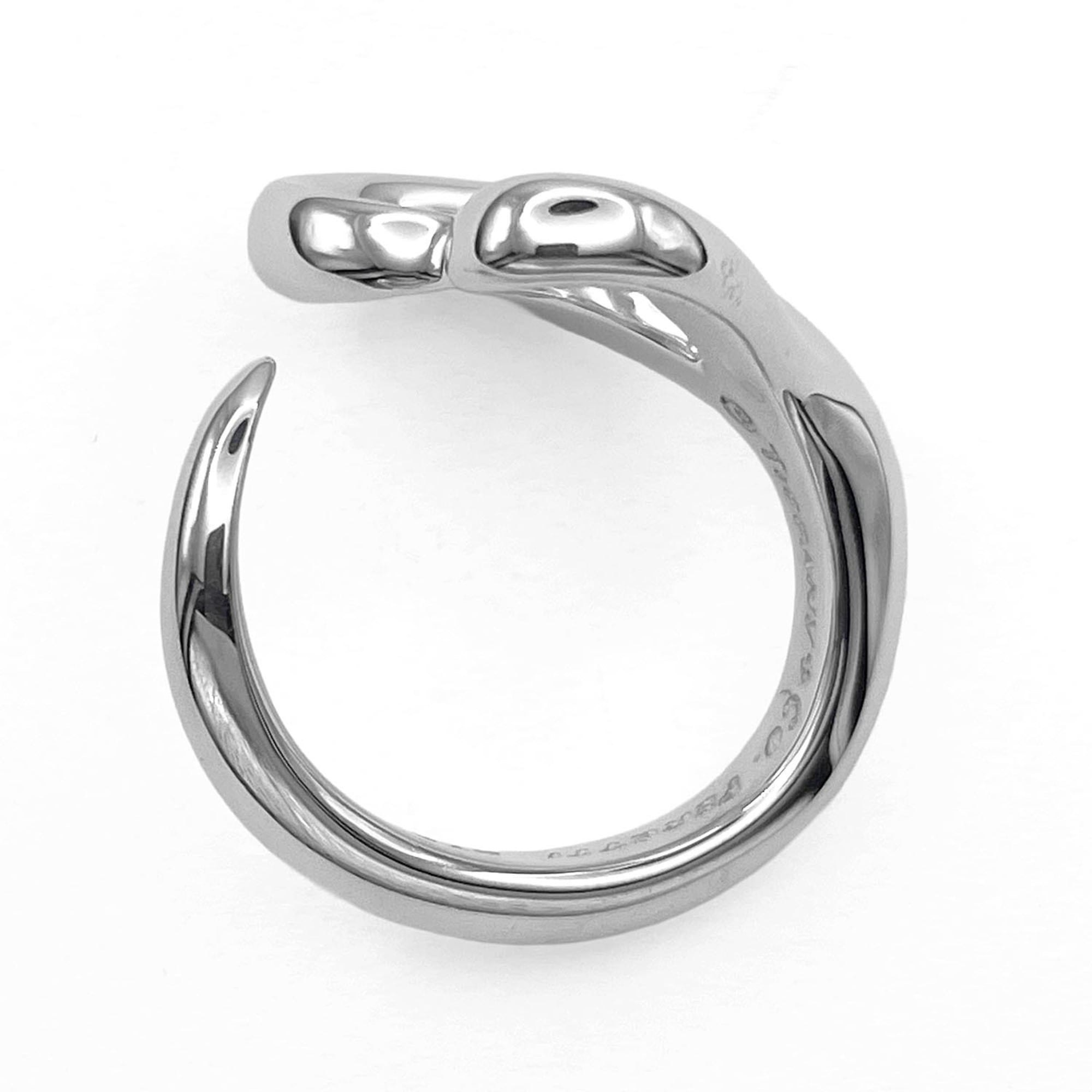 Tiffany Silver Silver 925 Band Ring (Pre-Owned)