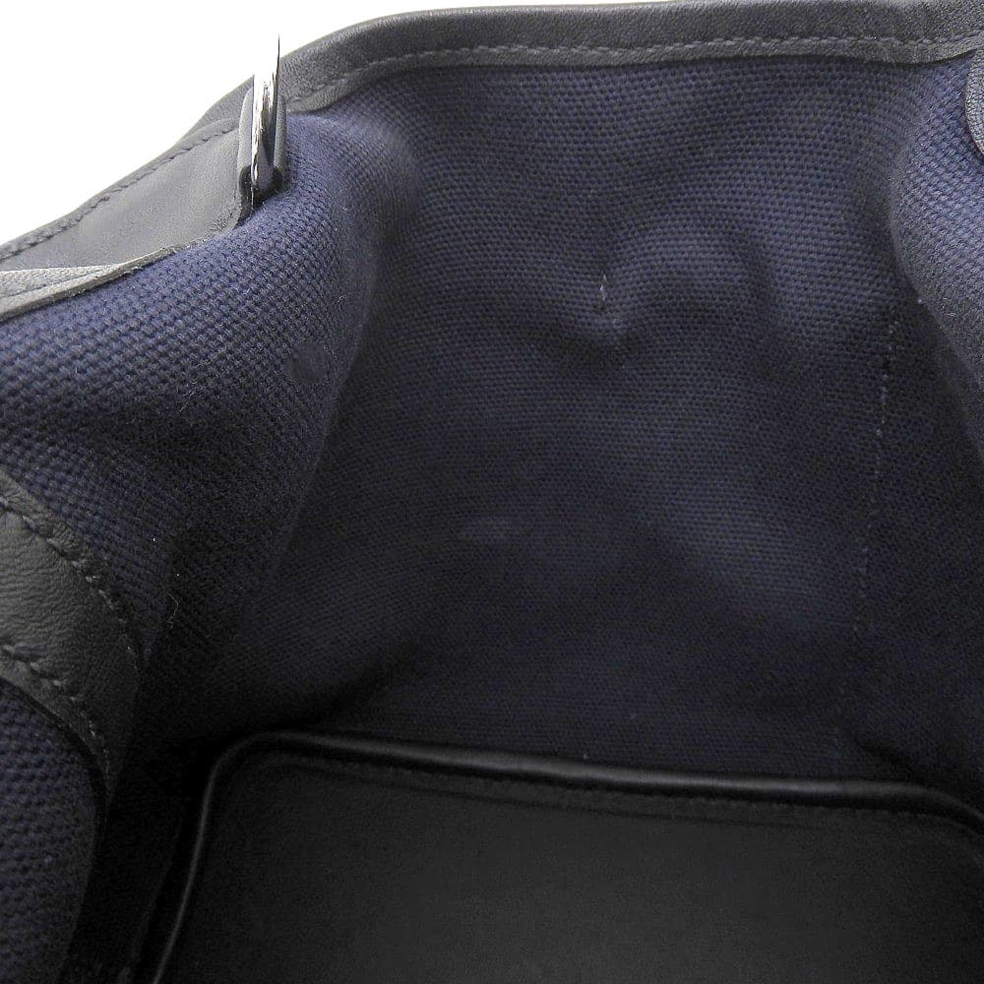 Hermes Blue Marine Navy Swift Leather Handbag (Pre-Owned)