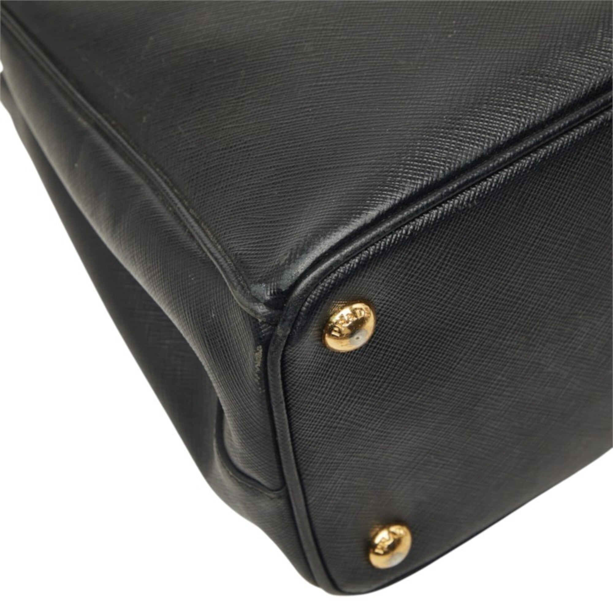 Prada Black Leather Handbag (Pre-Owned)