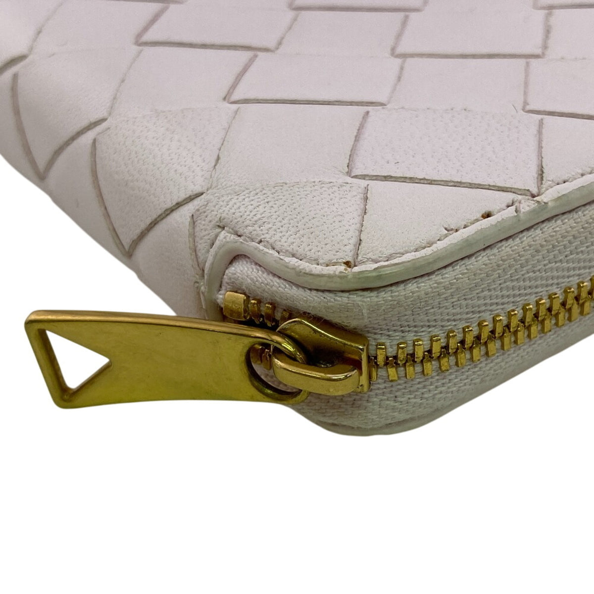Bottega Veneta Pink Leather Long Bill Wallet (Bi-Fold) (Pre-Owned)