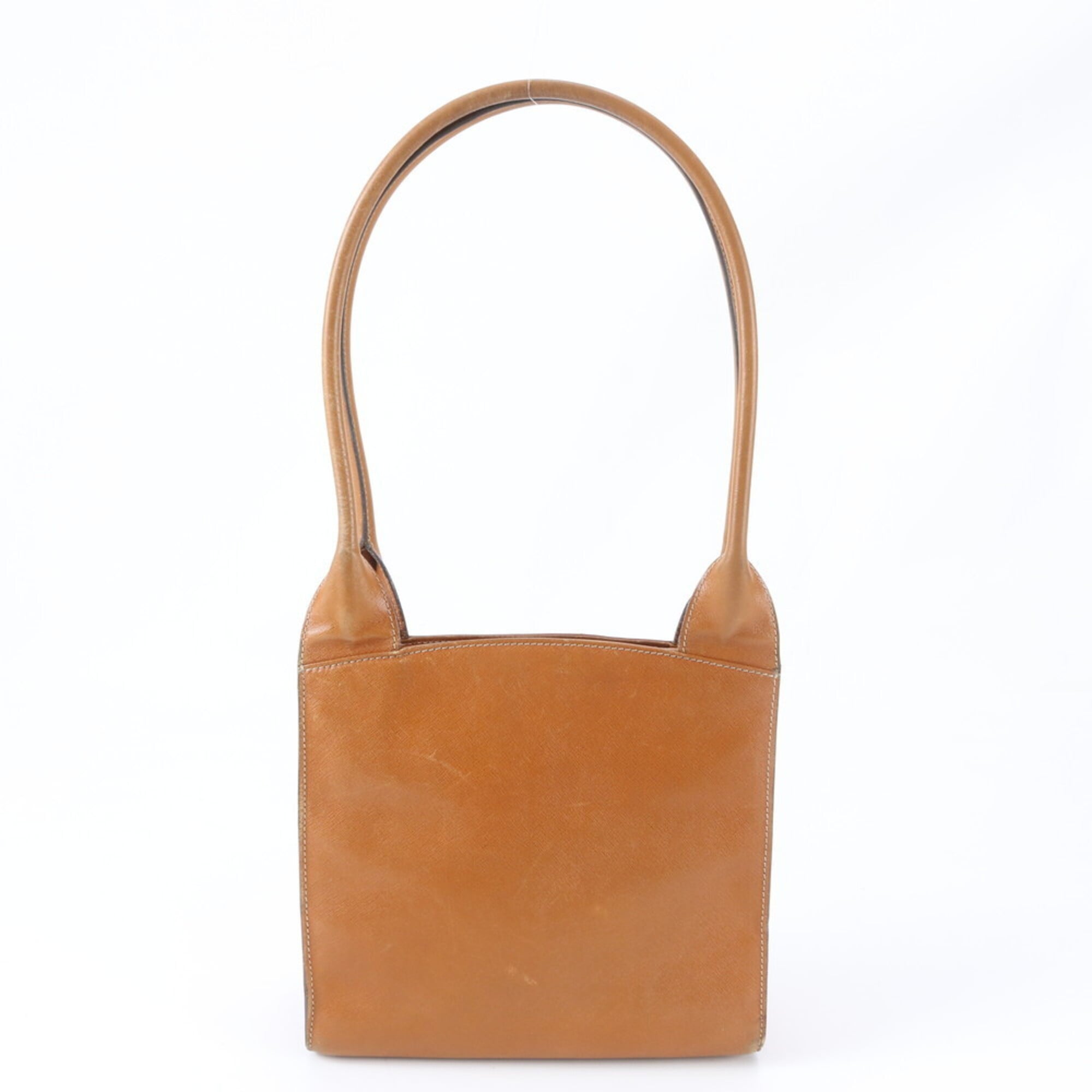 Loewe Camel Leather Handbag Shoulder Bag Tote Bag (Pre-Owned)