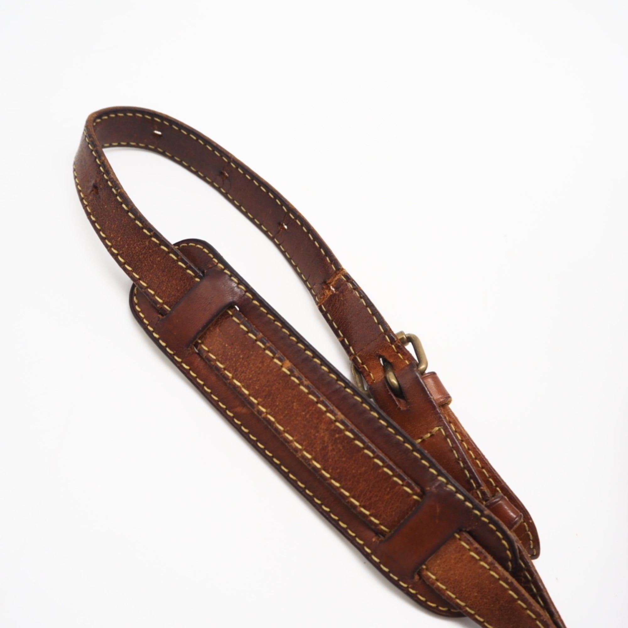 Louis Vuitton Monogram Brown Coated Canvas Leather Shoulder Bag (Pre-Owned)