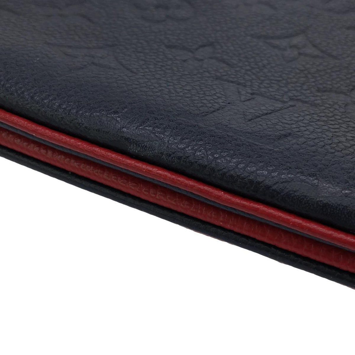 Louis Vuitton Marine Rouge Leather Pochette Shoulder Bag (Pre-Owned)