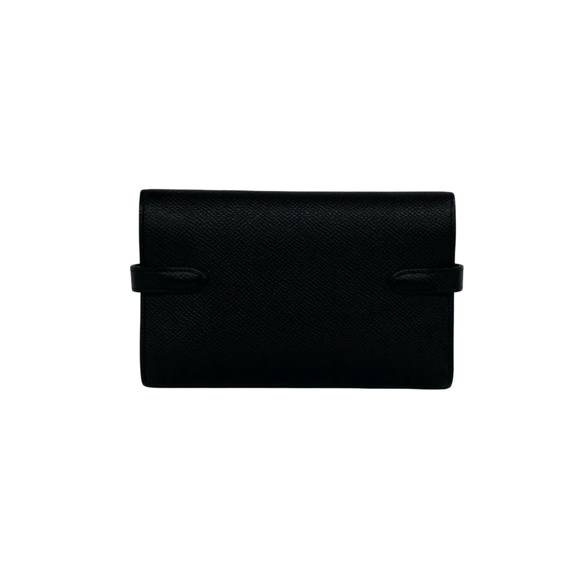 Hermes Black Epsom Leather Wallet (Tri-Fold) (Pre-Owned)