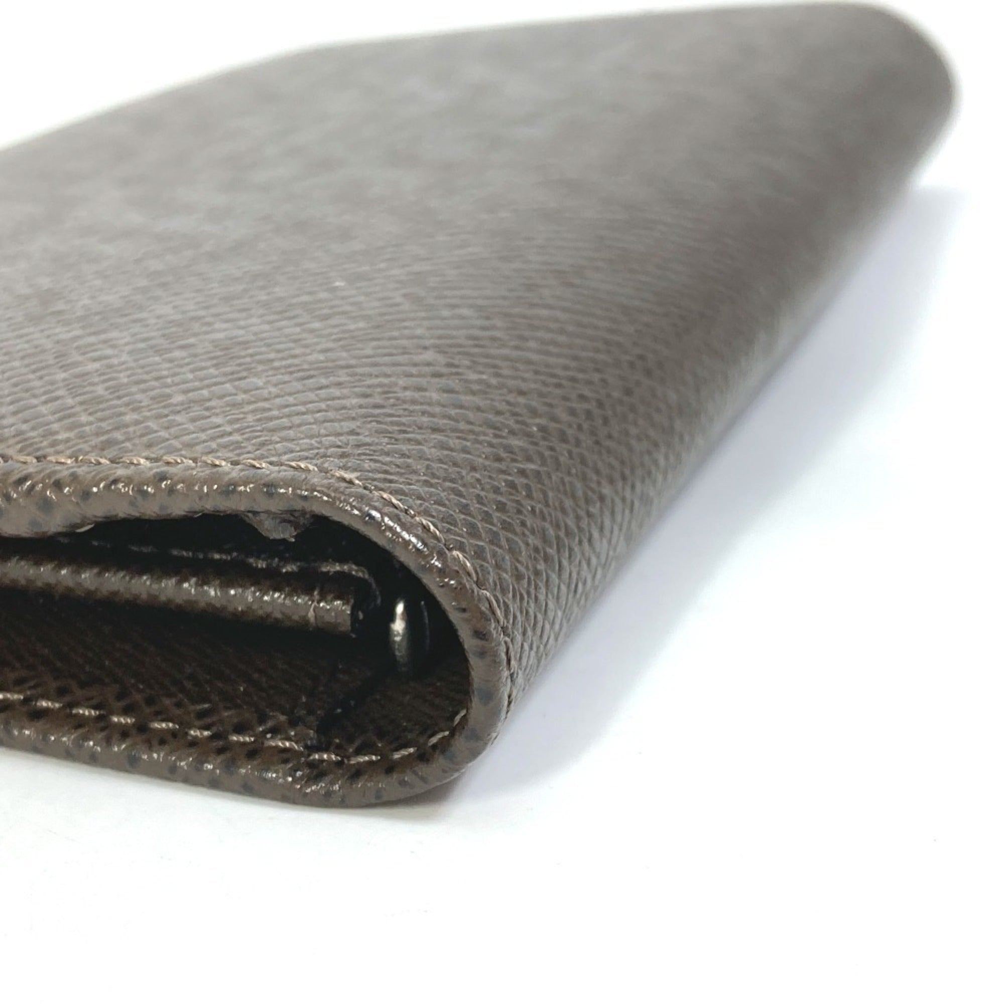 Louis Vuitton Brown Taiga Leather Long Bill Wallet (Bi-Fold) (Pre-Owned)
