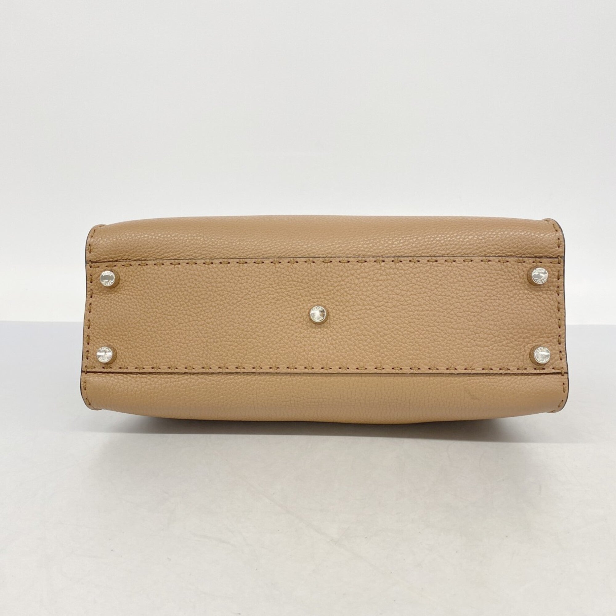 Fendi Brown Leather Handbag (Pre-Owned)