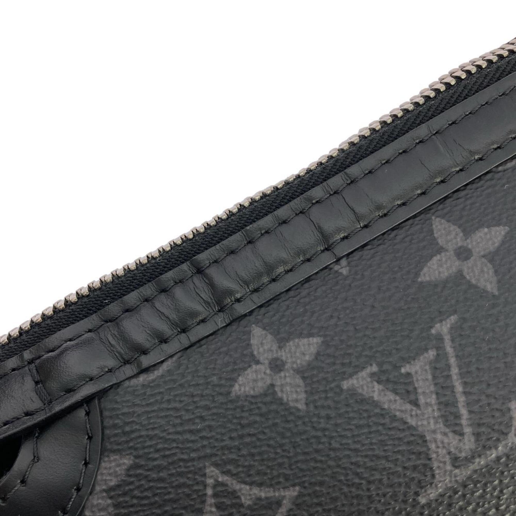 Louis Vuitton Black Coated Canvas Shoulder Bag (Pre-Owned)