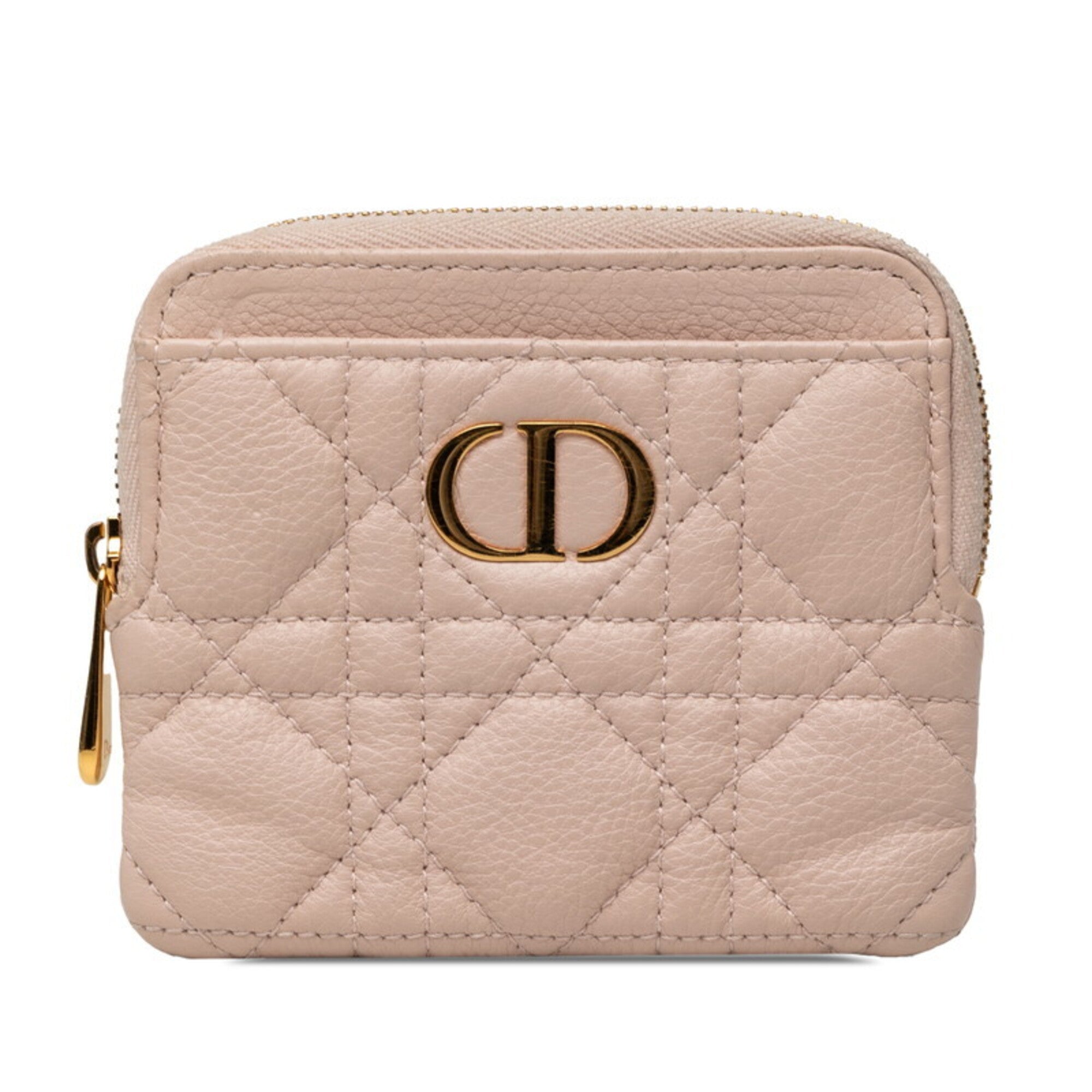 Christian Dior Pink Leather Coin Purse/Coin Case (Pre-Owned)